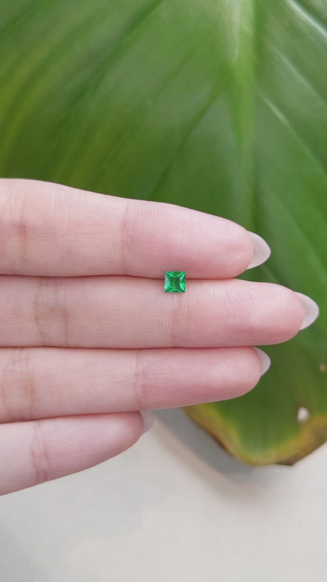 0.24 Ct. Emerald from Afghanistan Size Video