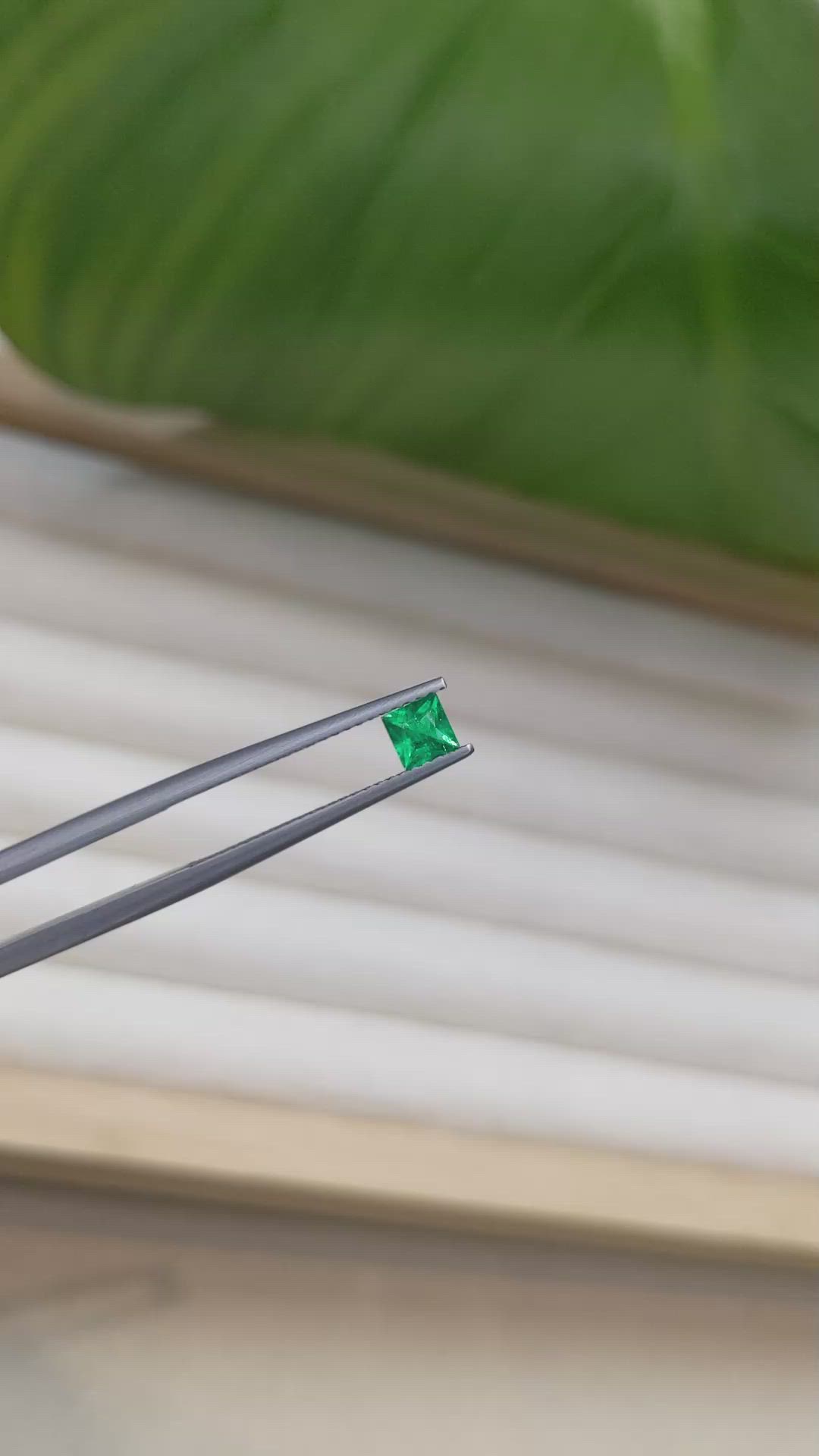 0.24 Ct. Emerald from Afghanistan Size Video