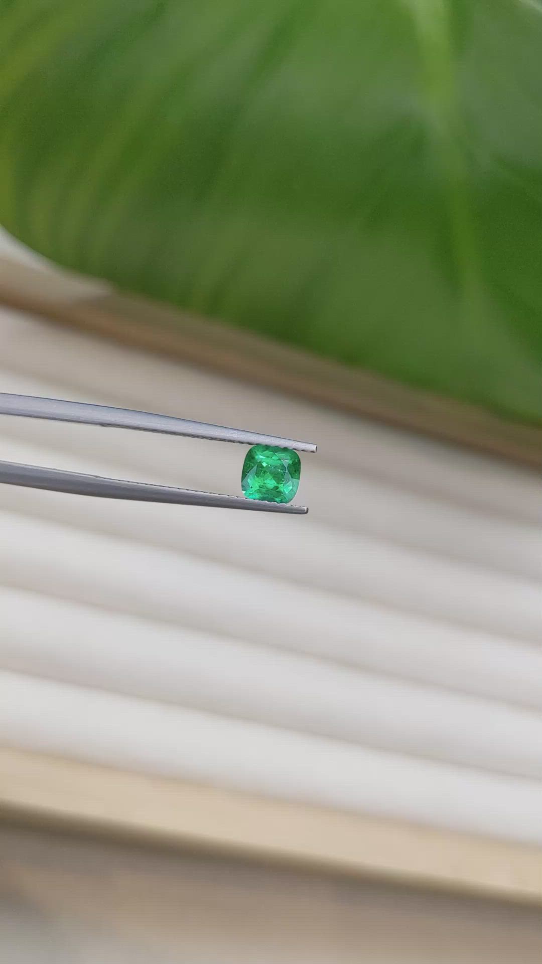 0.62 Ct. Emerald from Afghanistan Size Video