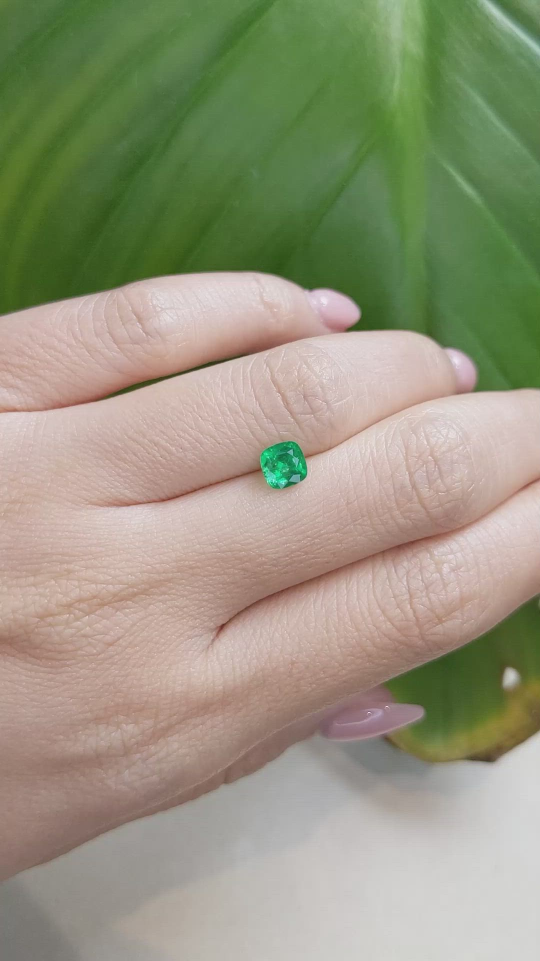 0.62 Ct. Emerald from Afghanistan Size Video