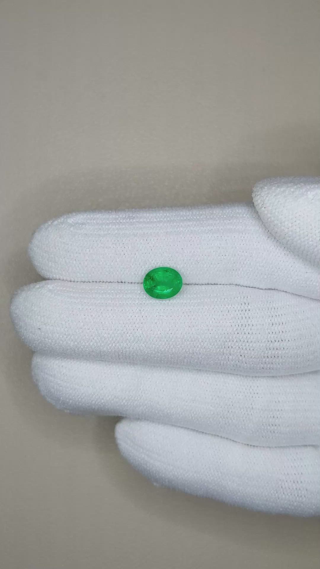 1.02 Ct. Emerald from Afghanistan Size Video