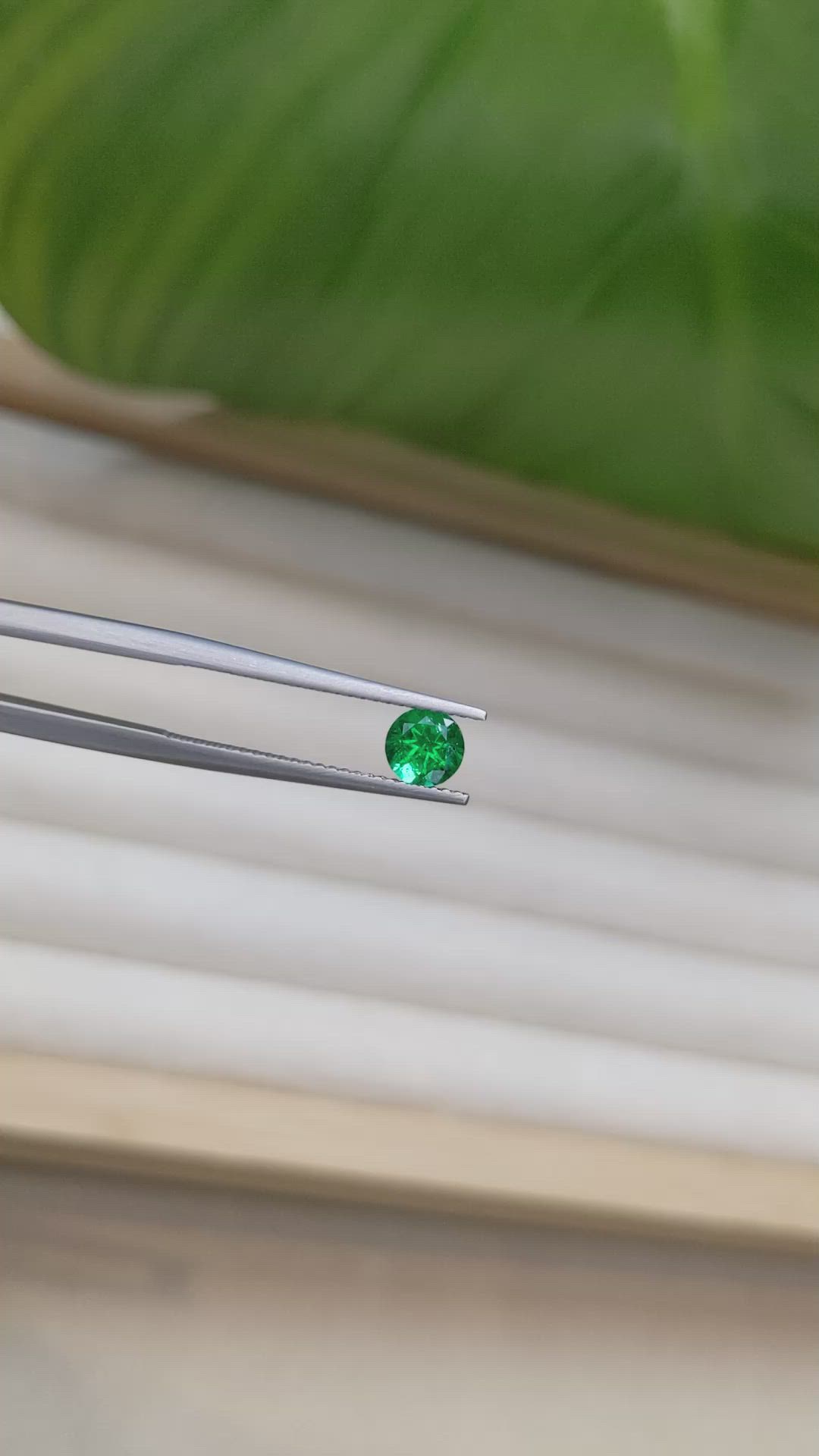 0.52 Ct. Emerald from Afghanistan Size Video