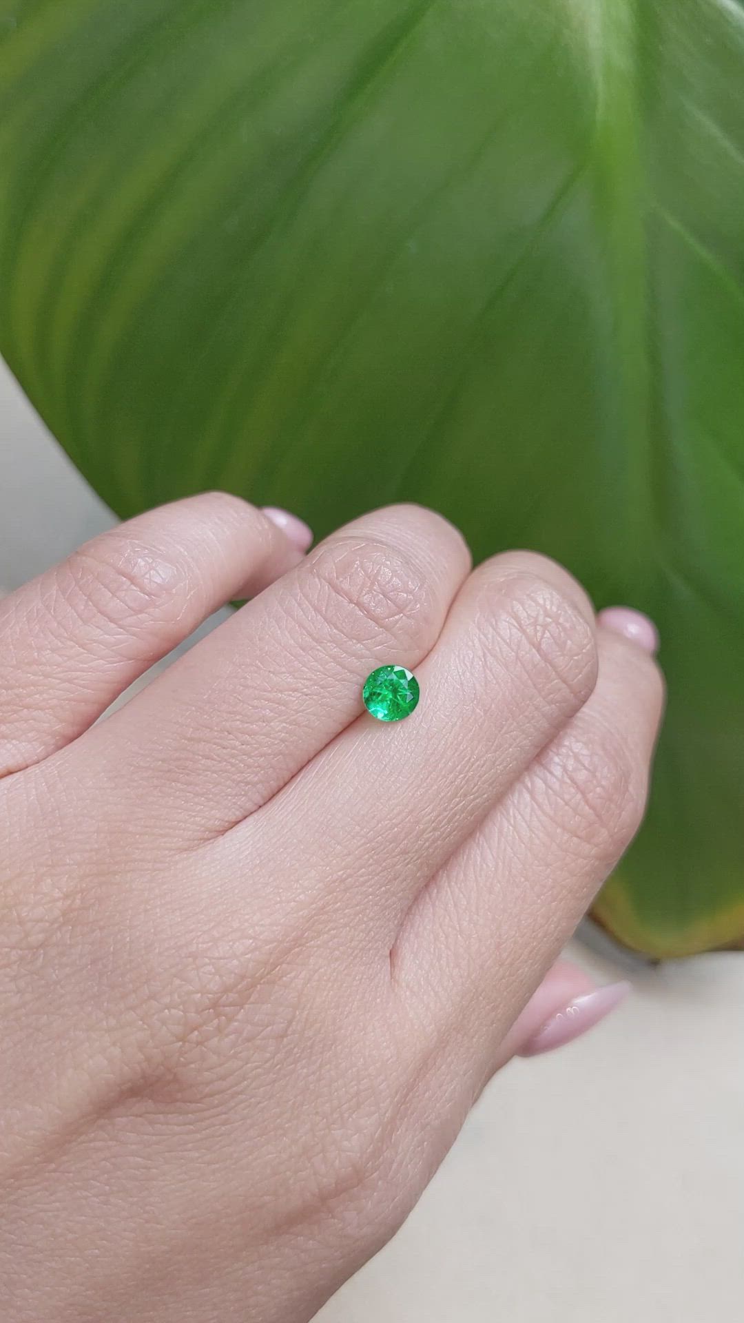 0.52 Ct. Emerald from Afghanistan Size Video