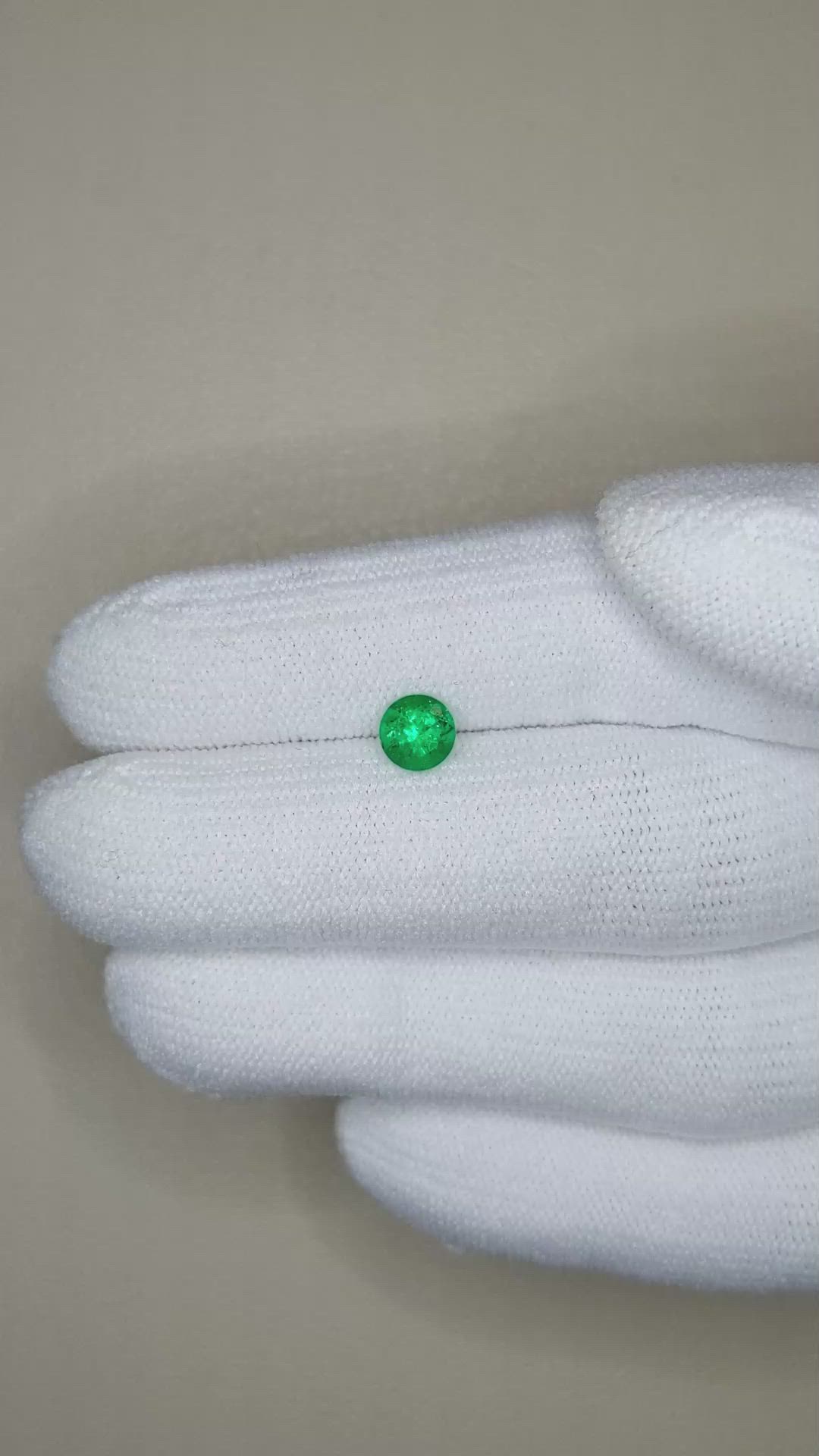 0.52 Ct. Emerald from Afghanistan Size Video