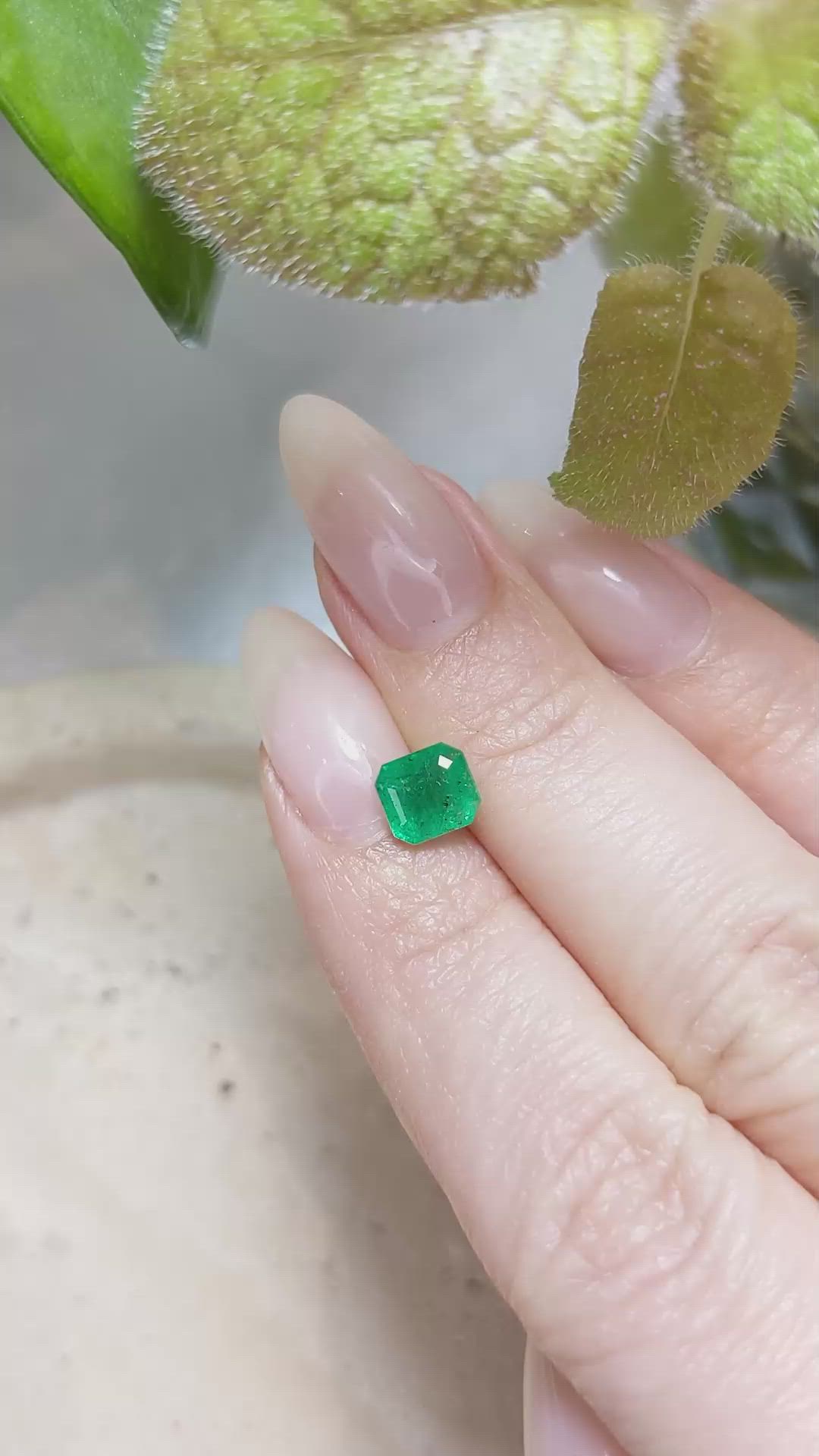 1.13 Ct. Emerald from Colombia Size Video