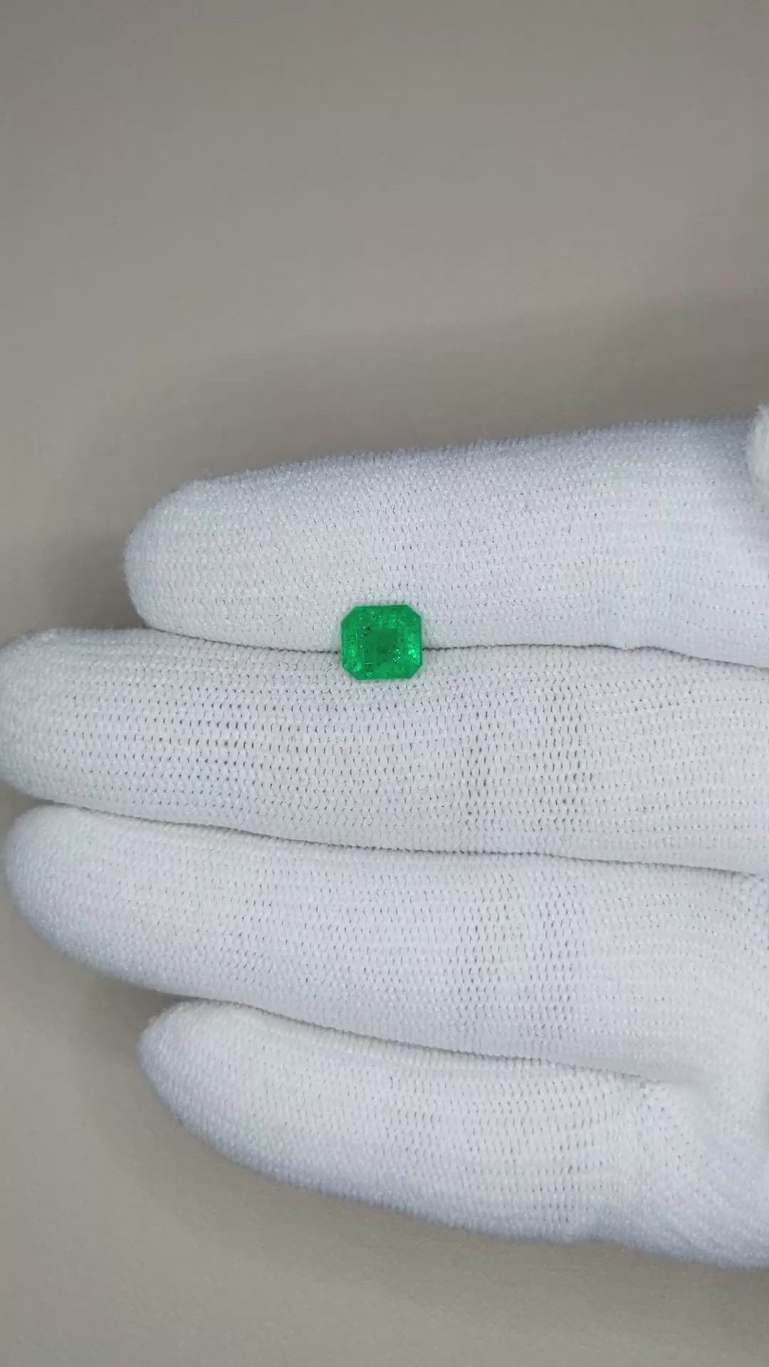 1.13 Ct. Emerald from Colombia Size Video