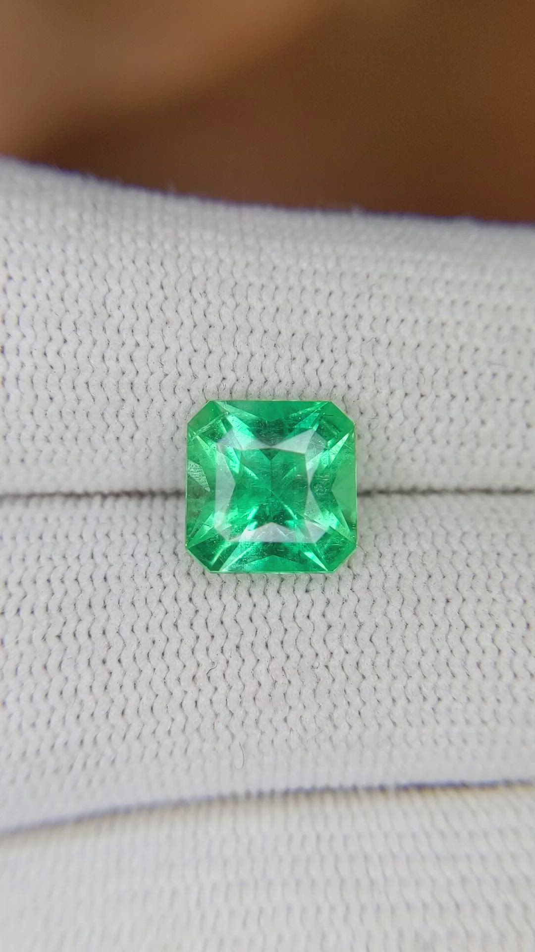 2.39 Ct. Emerald from Colombia Size Video