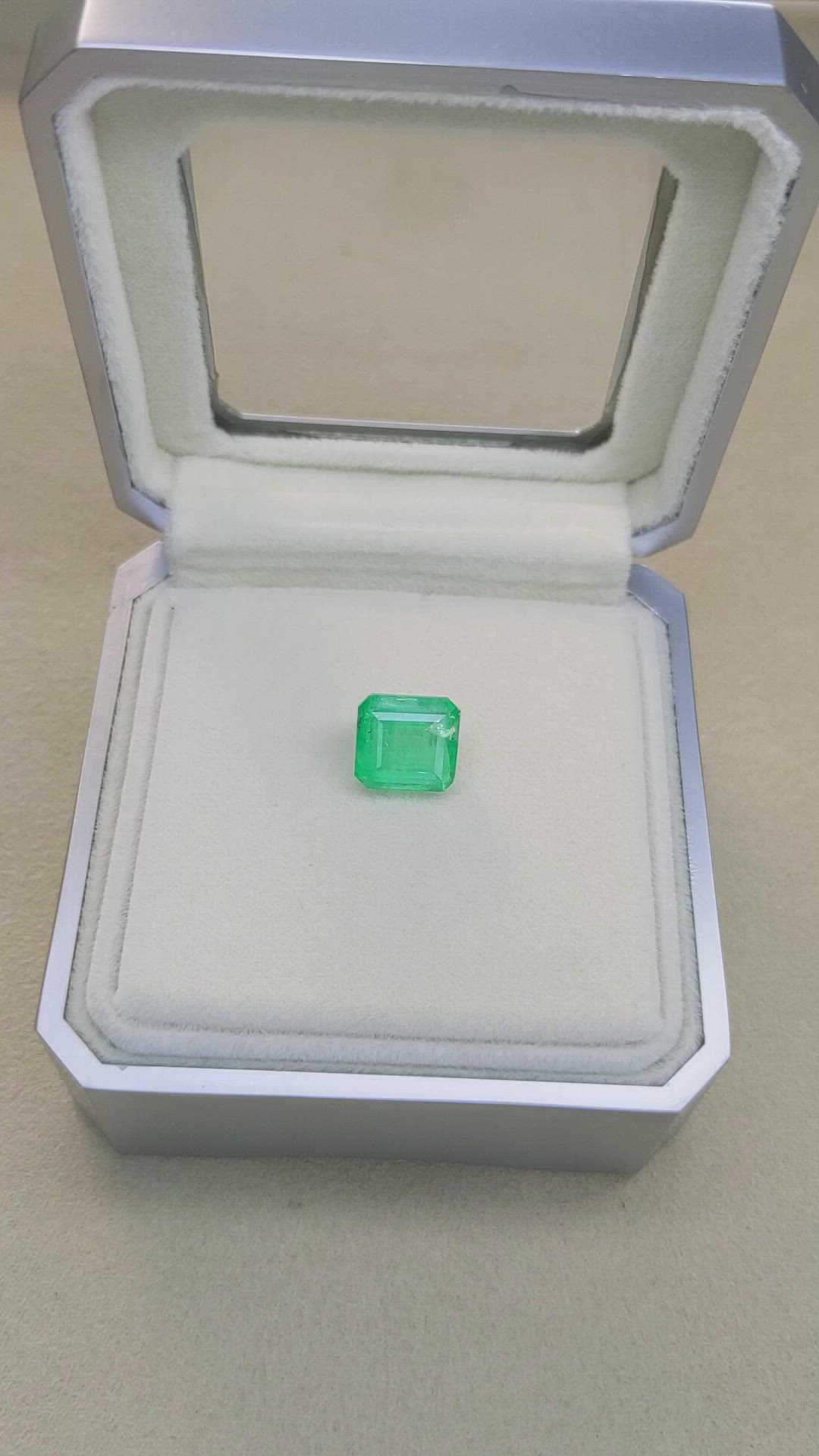 5.21 Ct. Emerald from Zambia Size Video