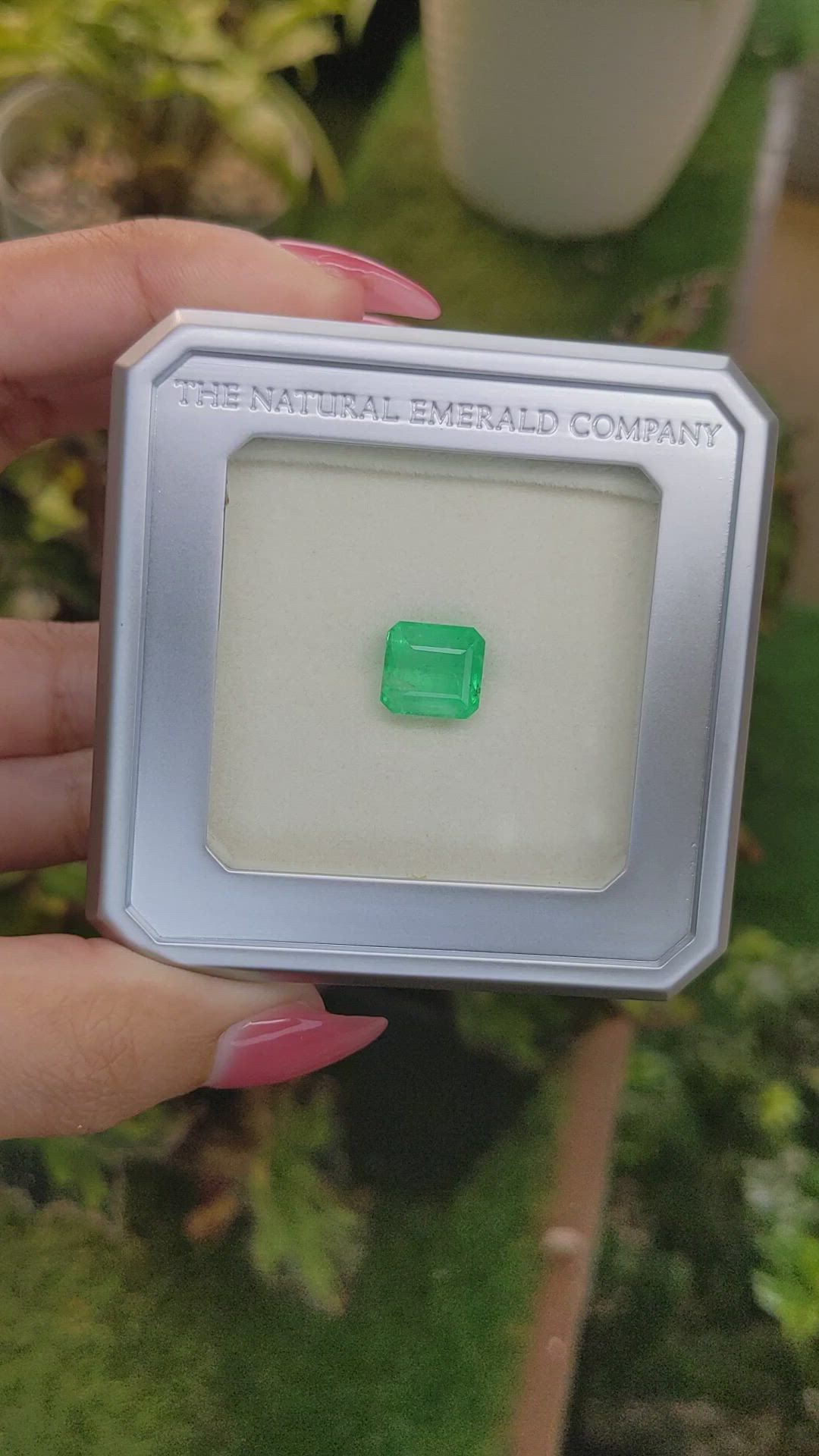 5.21 Ct. Emerald from Zambia Size Video