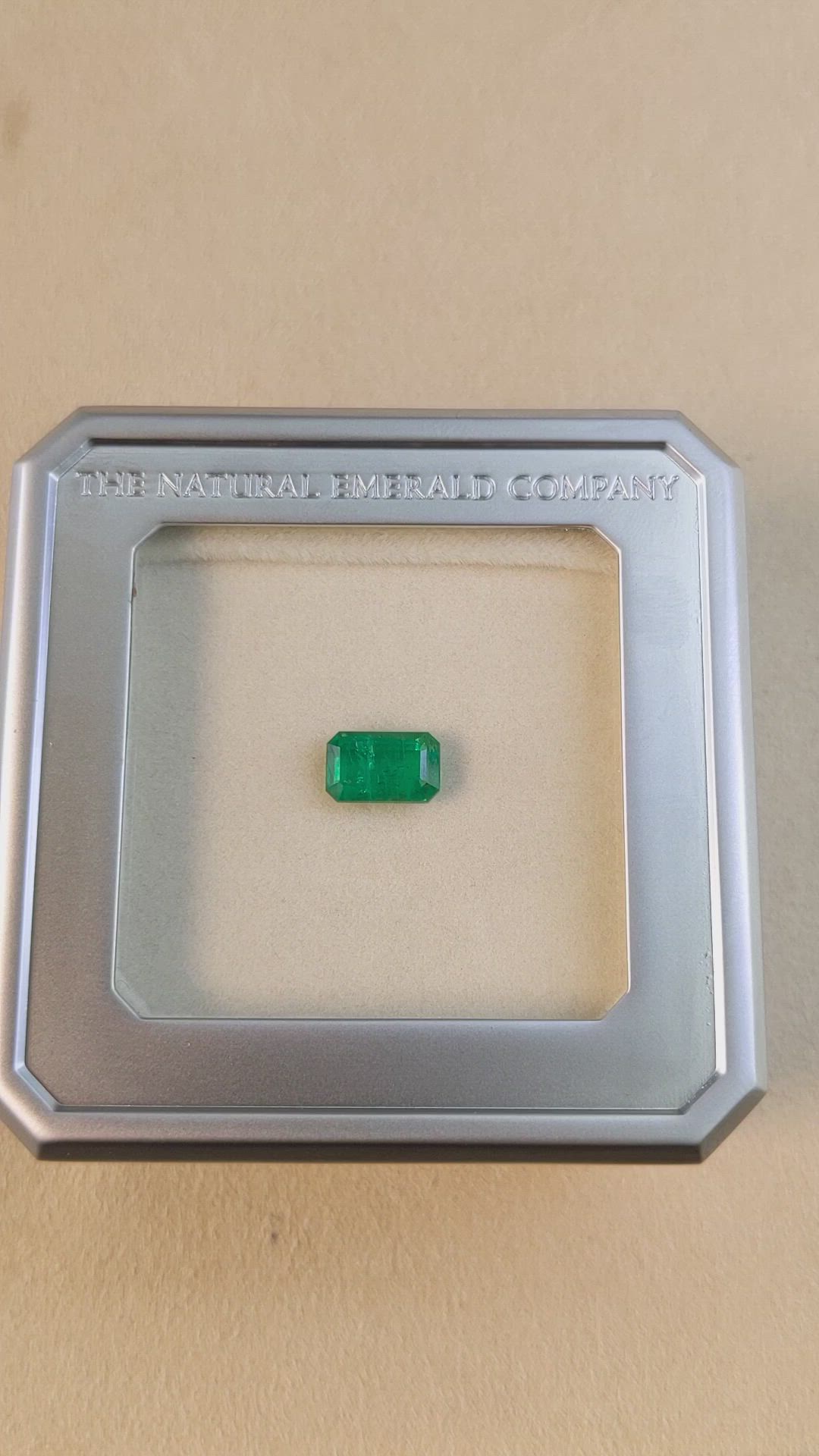 2.55 Ct. Emerald from Zambia Size Video