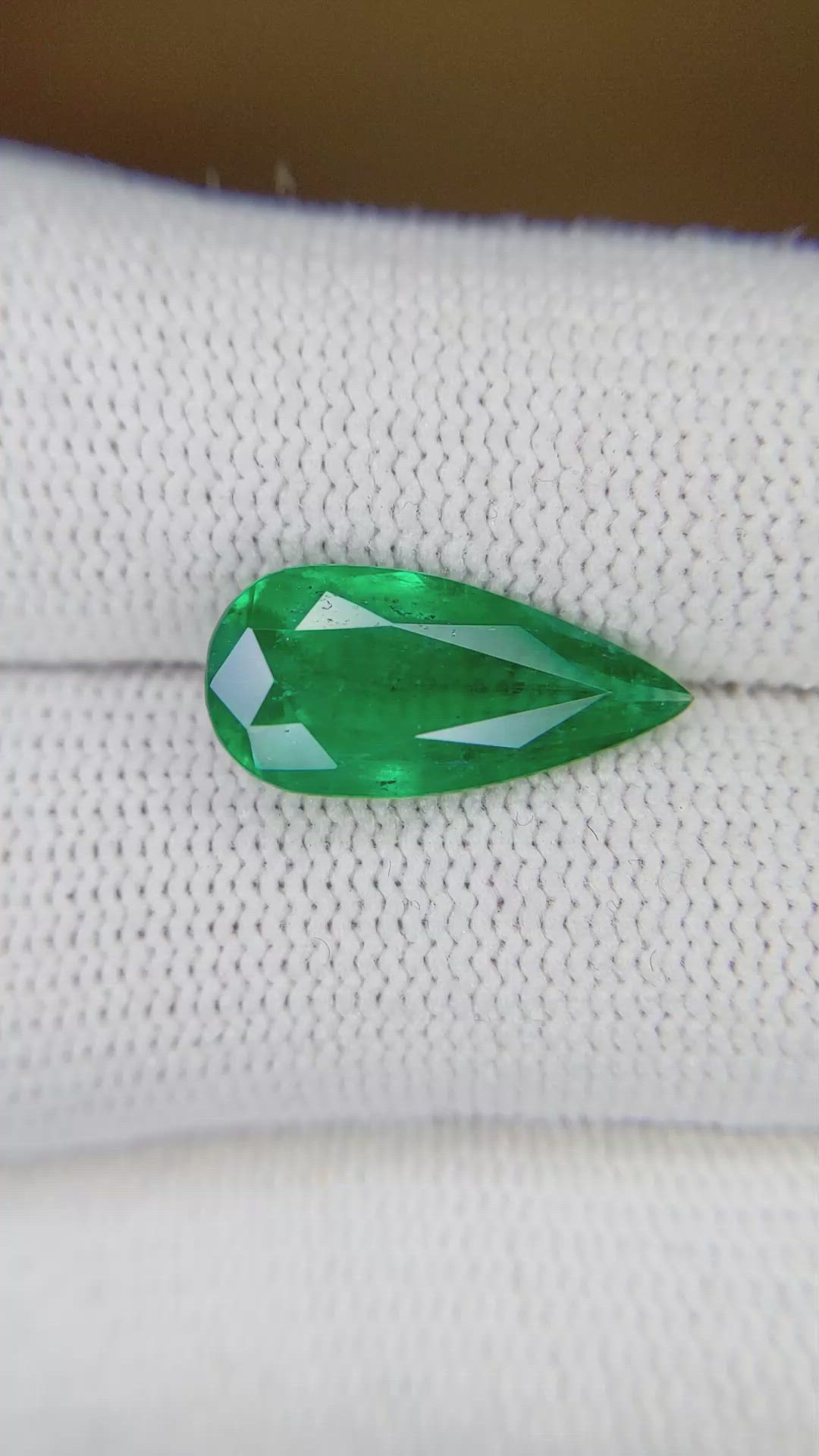 3.36 Ct. Emerald from Colombia Size Video