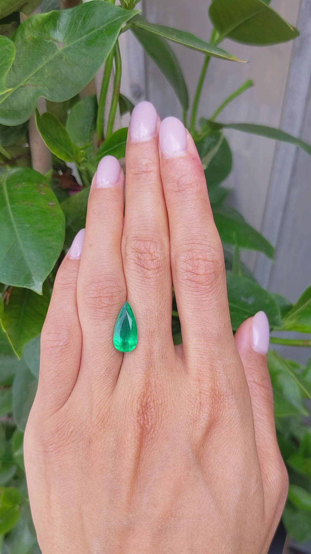 3.36 Ct. Emerald from Colombia Size Video