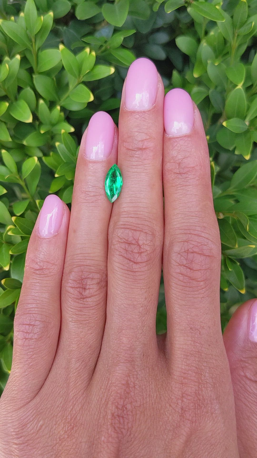 1.08 Ct. Emerald from Colombia Size Video
