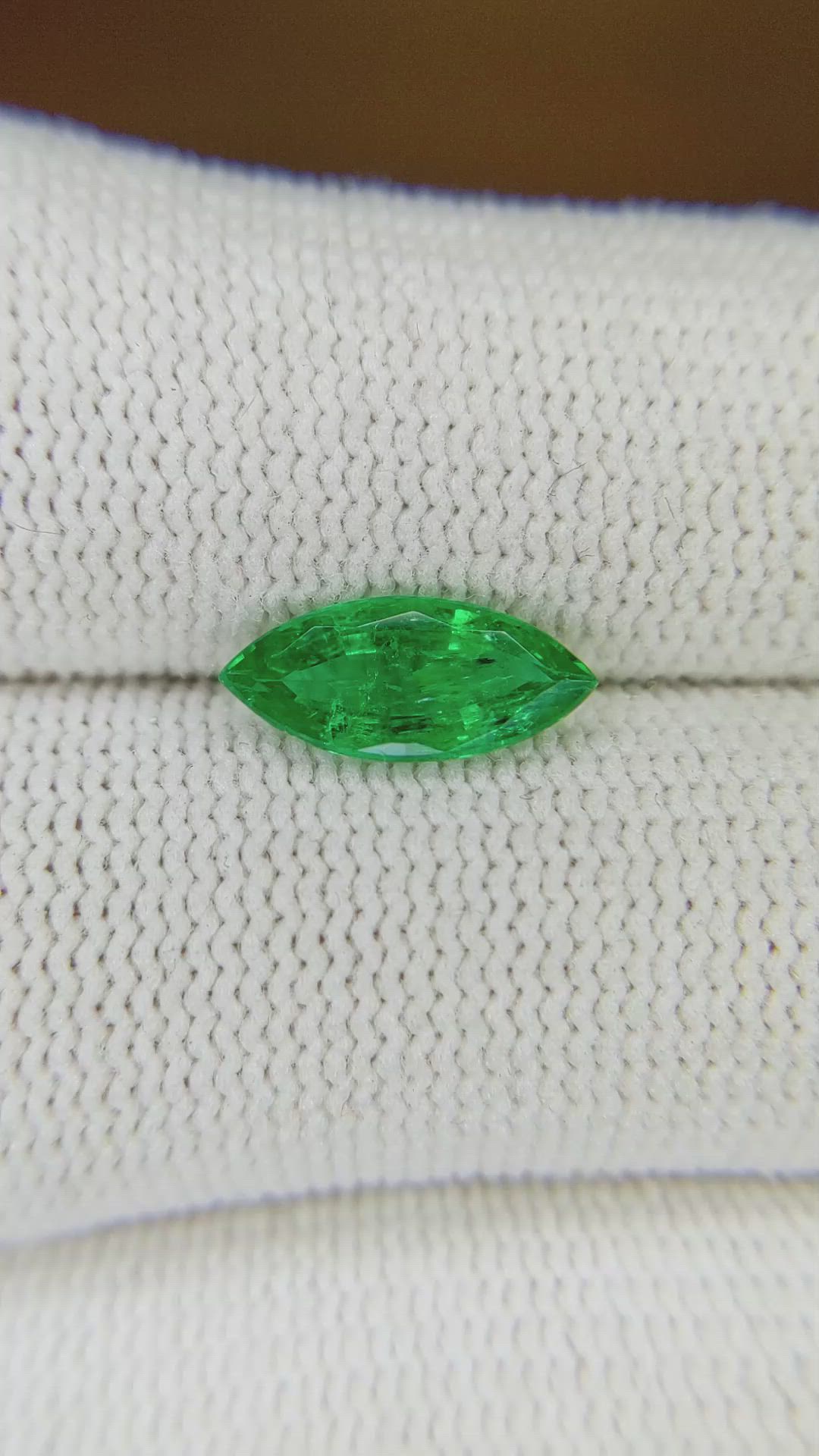 1.08 Ct. Emerald from Colombia Size Video