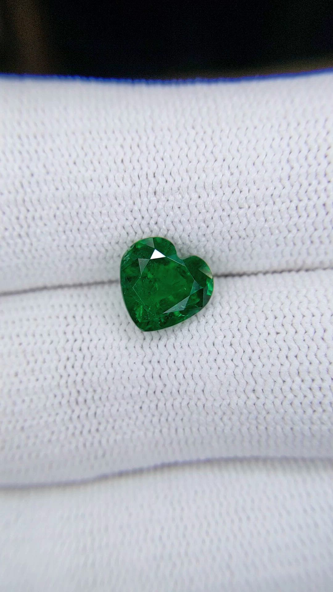 2.06 Ct. Emerald from Colombia Size Video