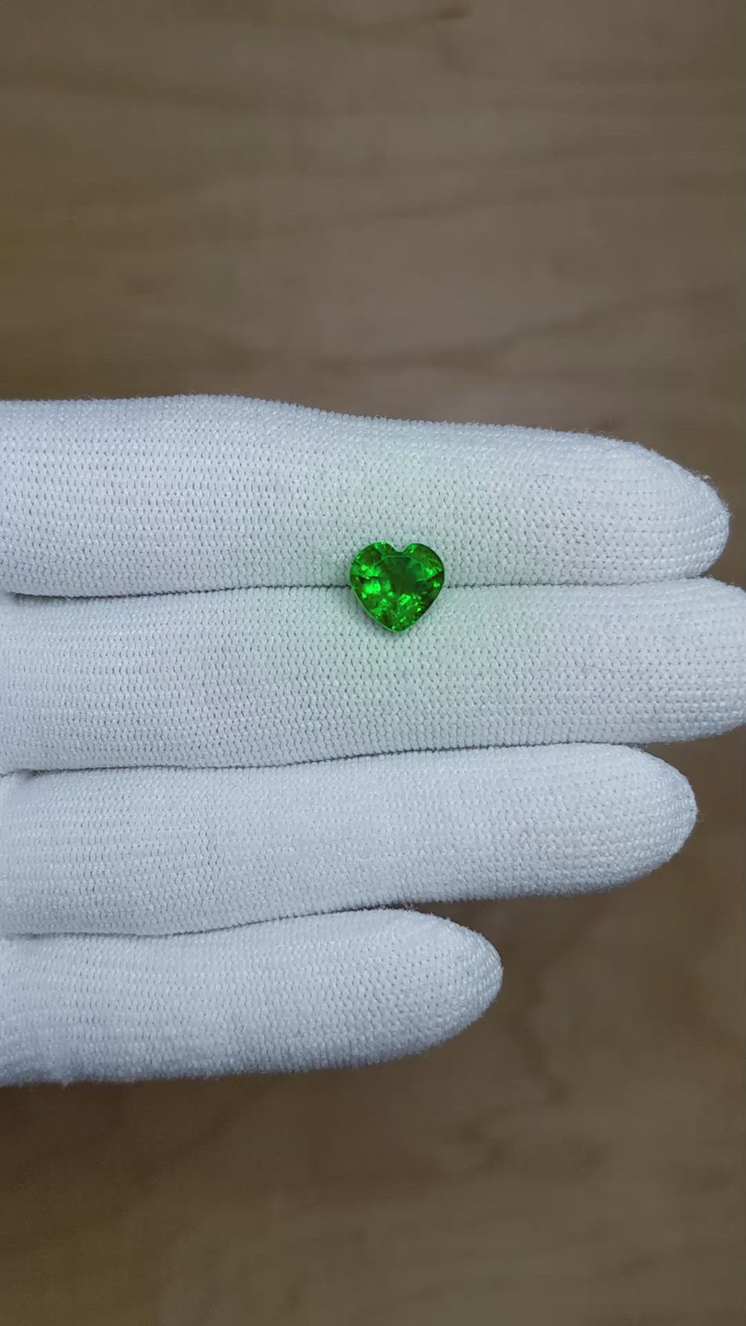 2.30 Ct. Emerald from Colombia Size Video