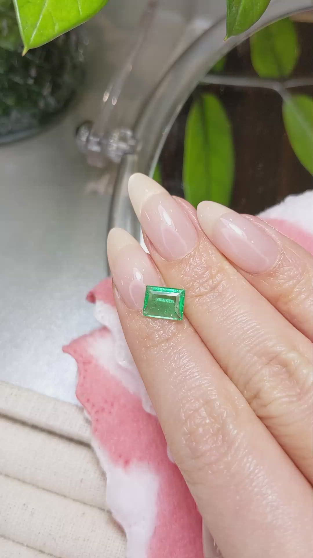 1.21 Ct. Emerald from Colombia Size Video