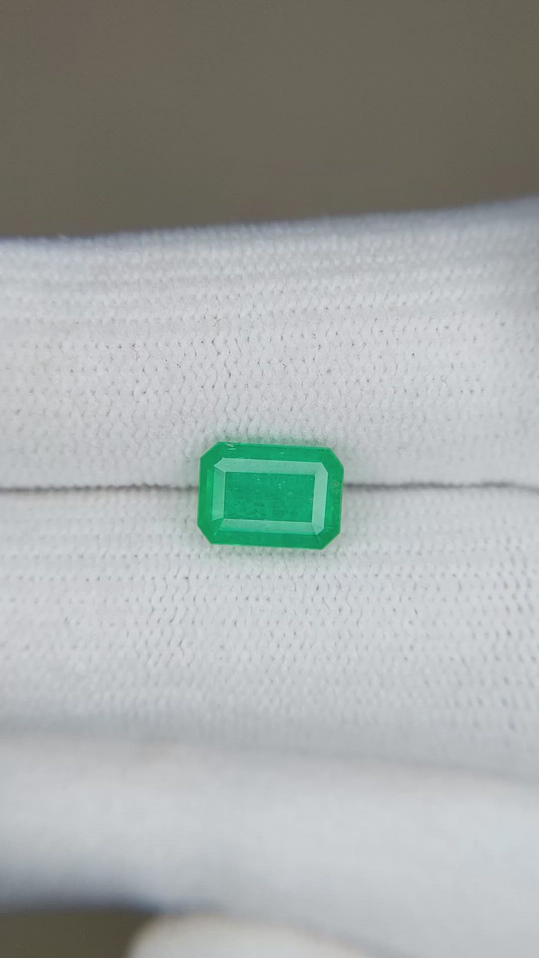 1.34 Ct. Emerald from Brazil Size Video