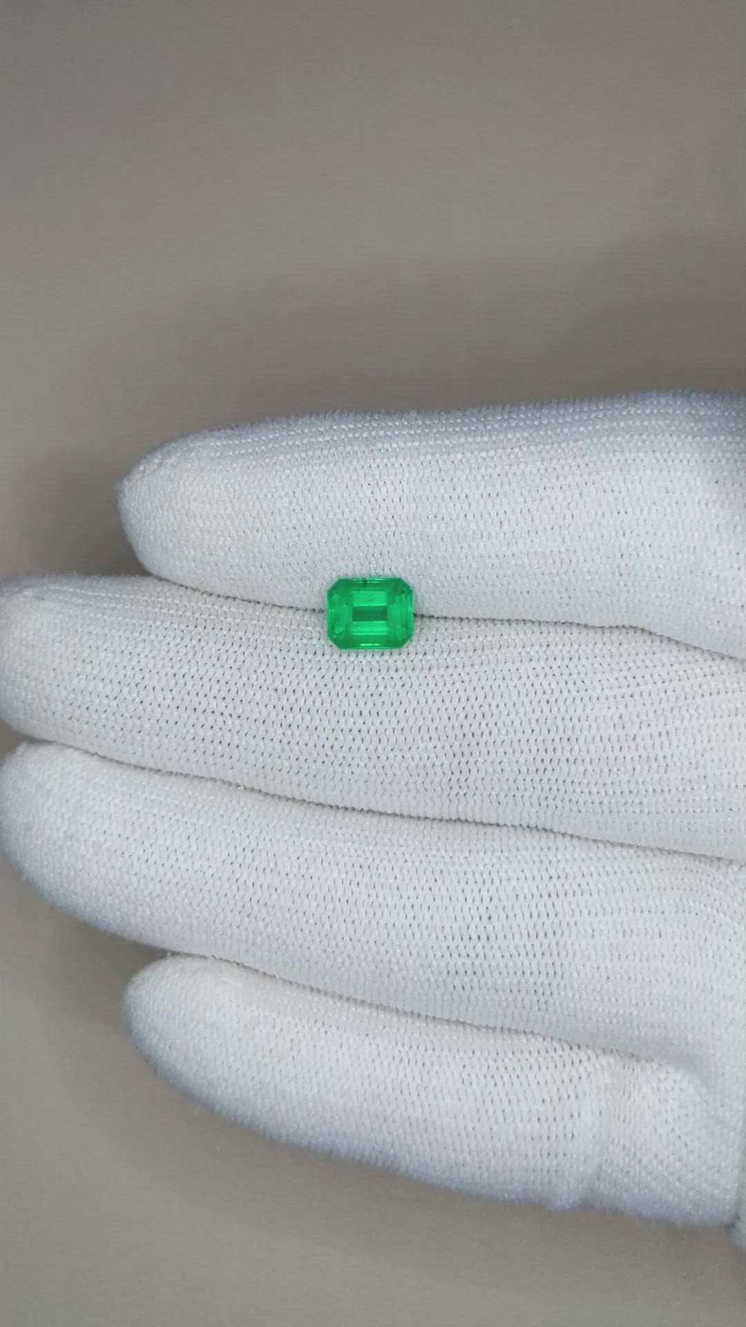 1.20 Ct. Emerald from Brazil Size Video