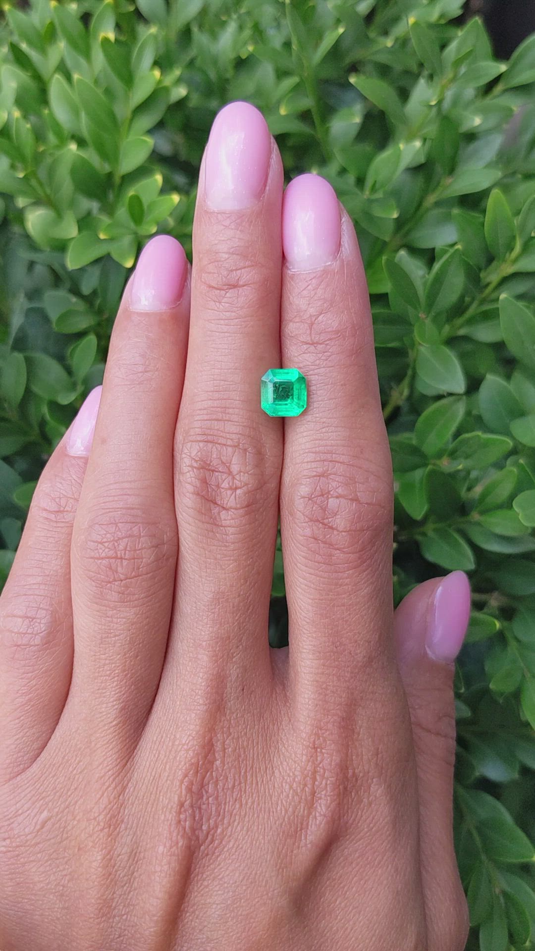 1.54 Ct. Emerald from Colombia Size Video