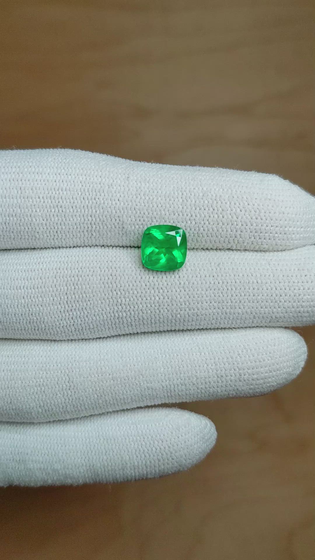 1.96 Ct. Emerald from Colombia Size Video