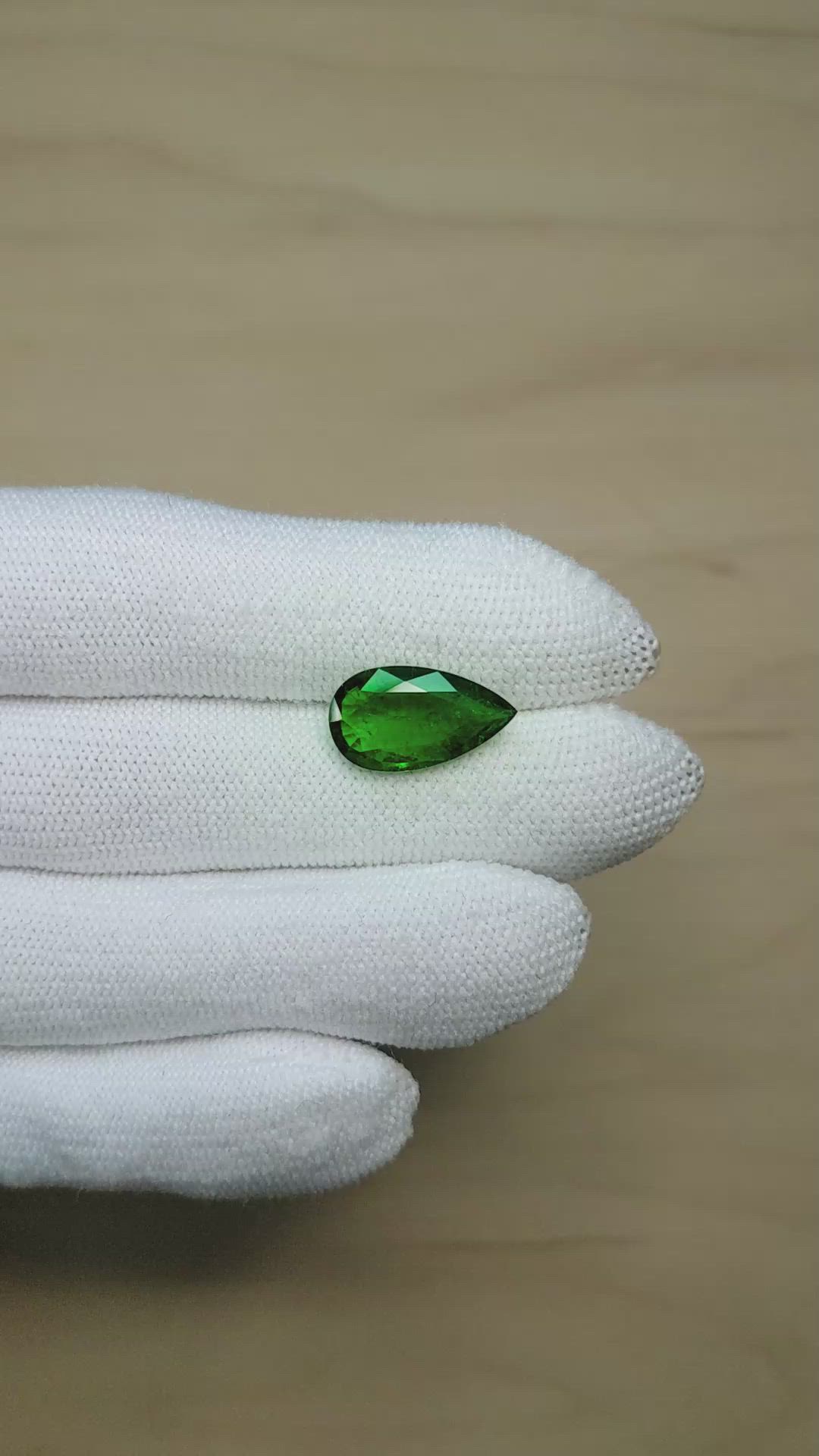 4.36 Ct. Emerald from Zambia Size Video