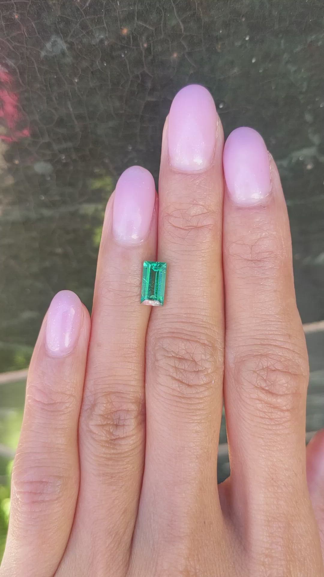 1.18 Ct. Emerald from Zambia Size Video