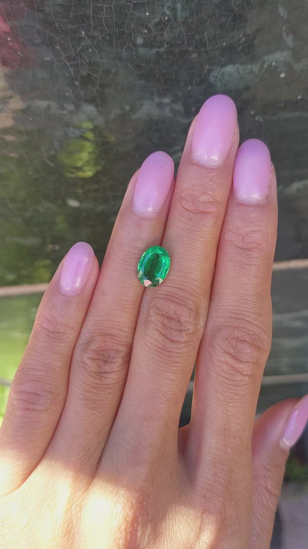 2.27 Ct. Emerald from Zambia Size Video