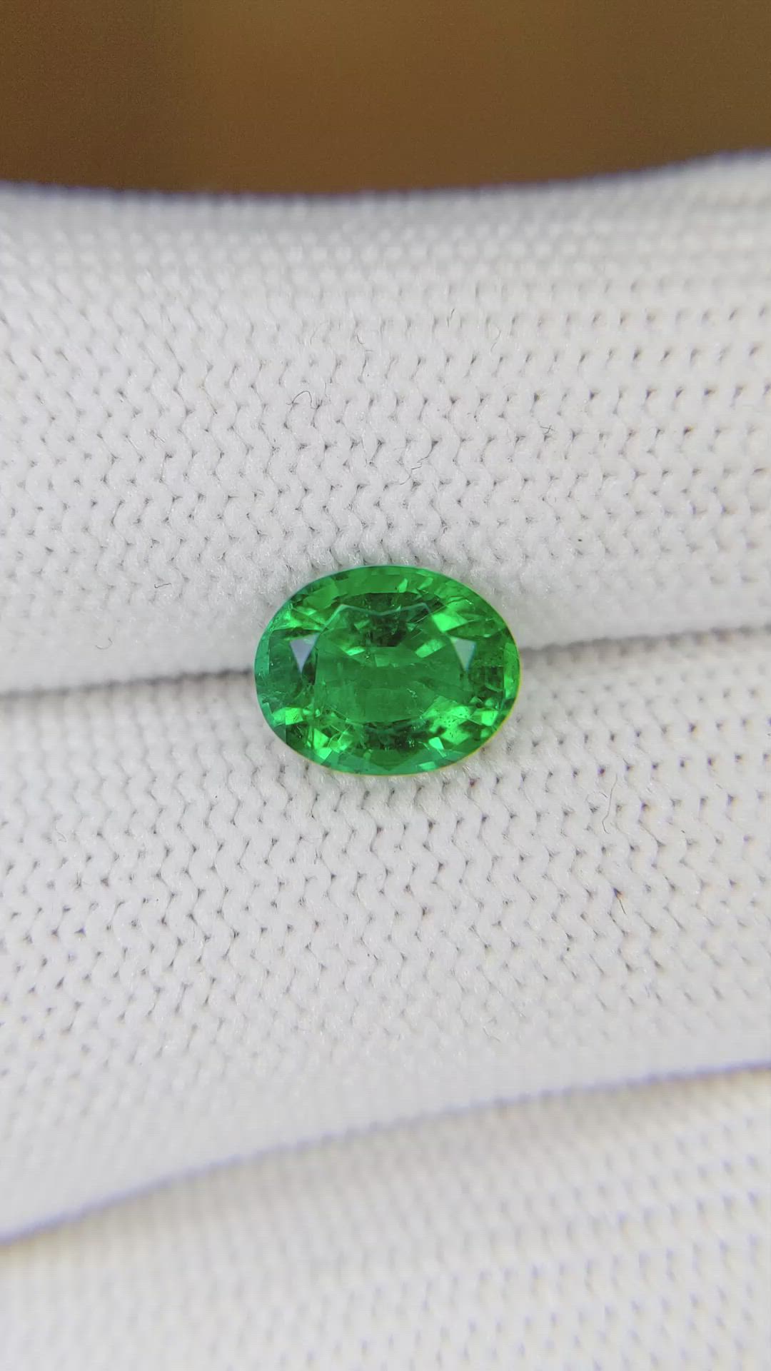 1.56 Ct. Emerald from Zambia Size Video