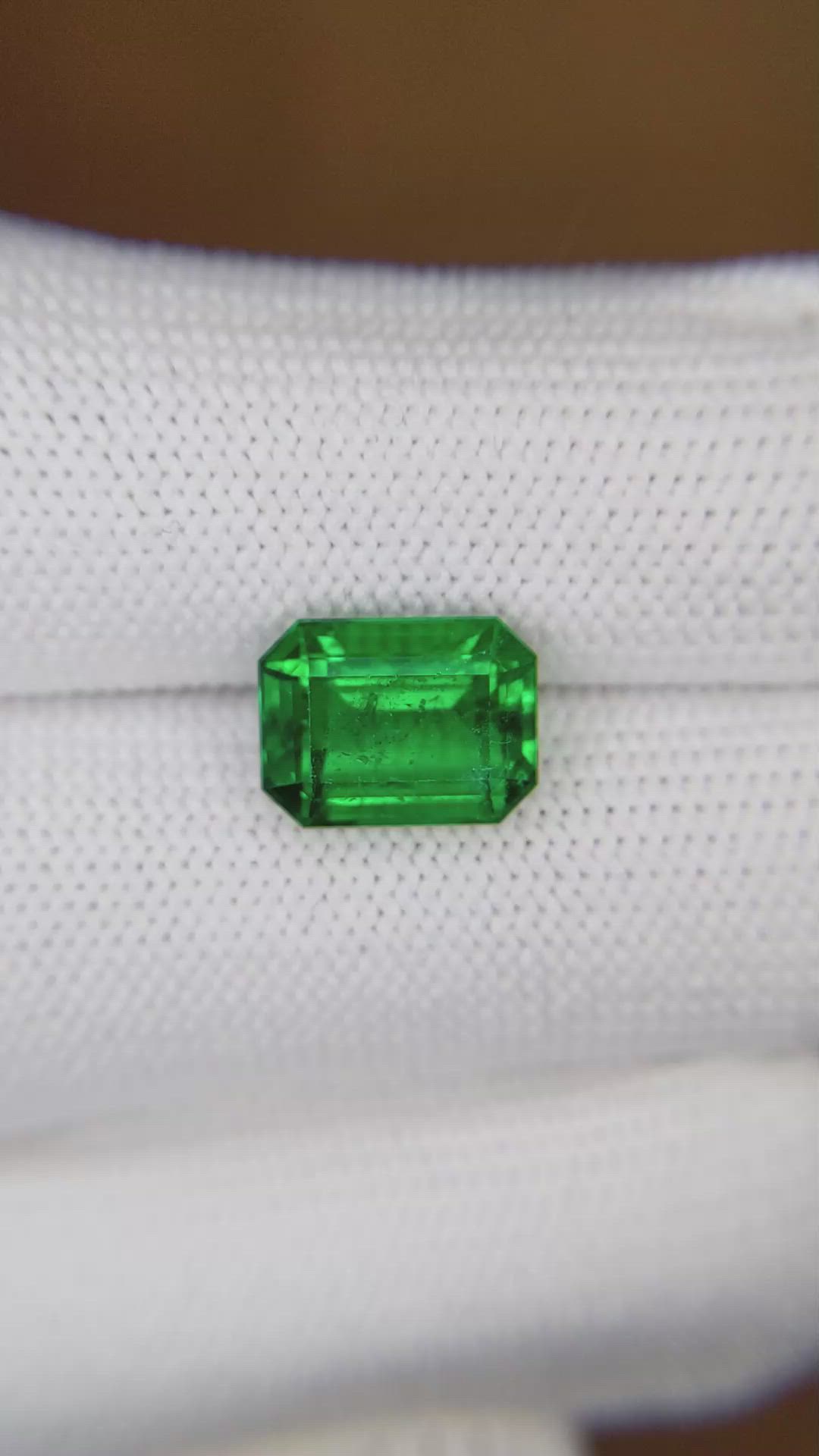 3.36 Ct. Emerald from Zambia Size Video
