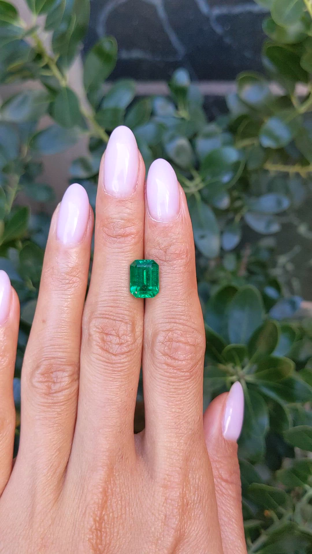 3.36 Ct. Emerald from Zambia Size Video