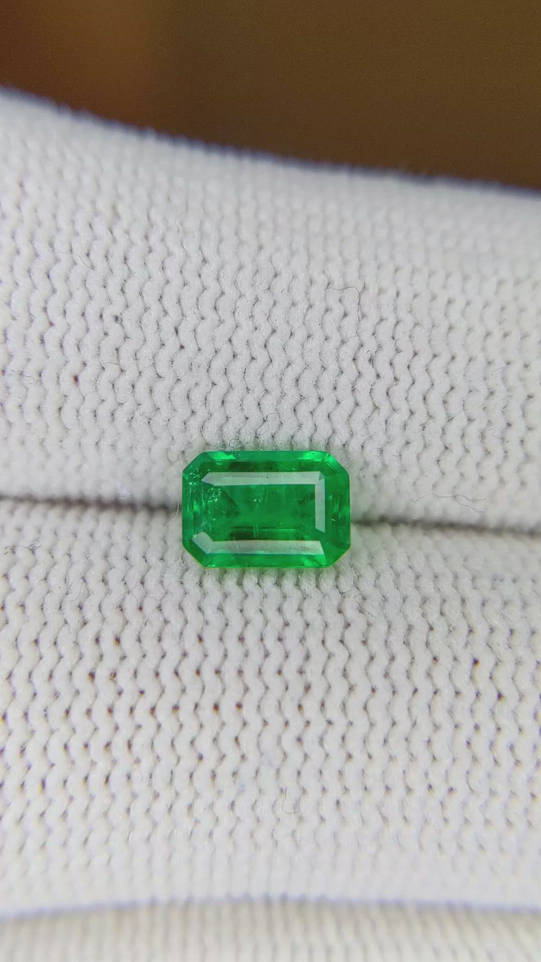 0.74 Ct. Emerald from Afghanistan Size Video