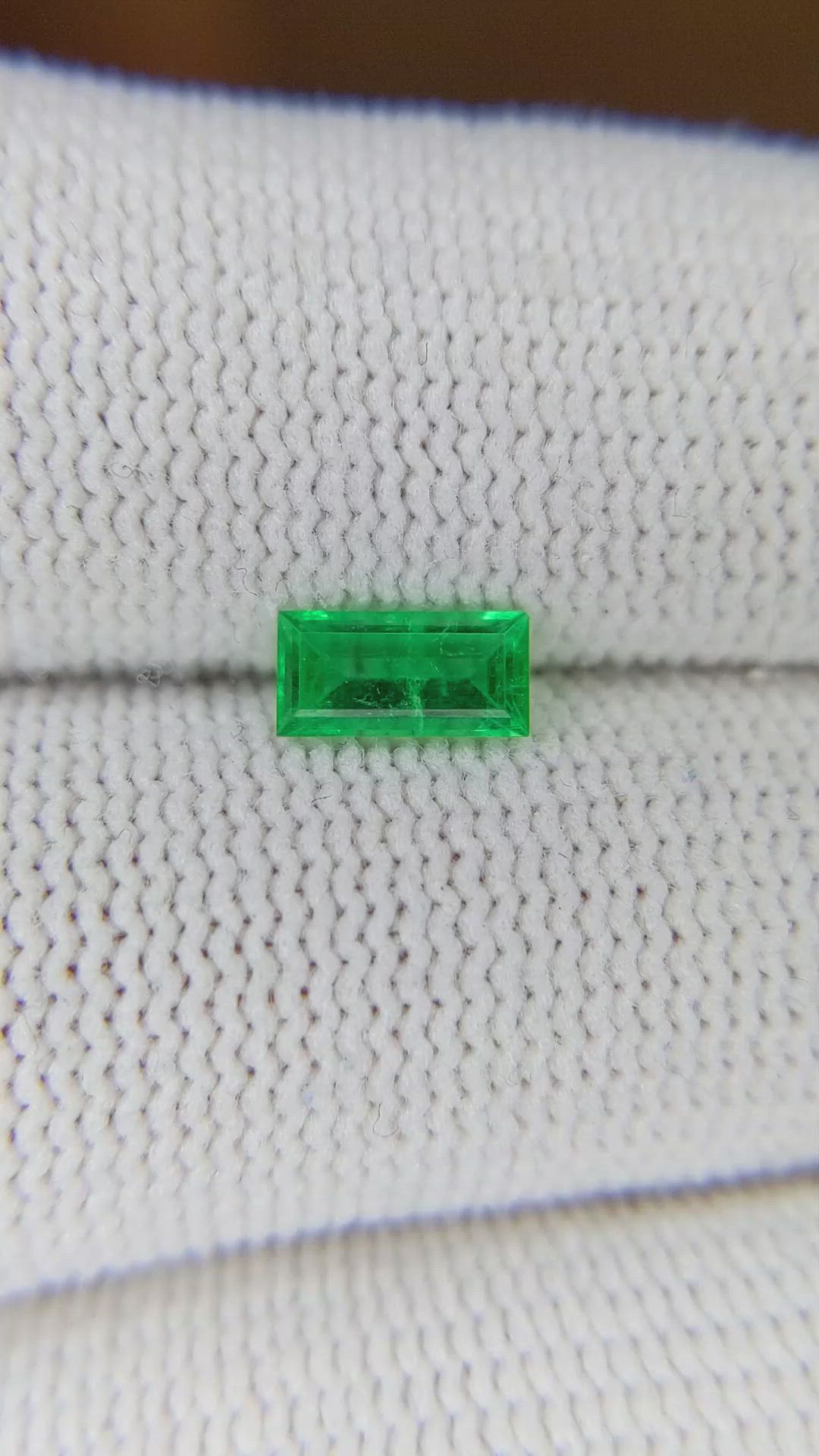 0.46 Ct. Emerald from Afghanistan Size Video