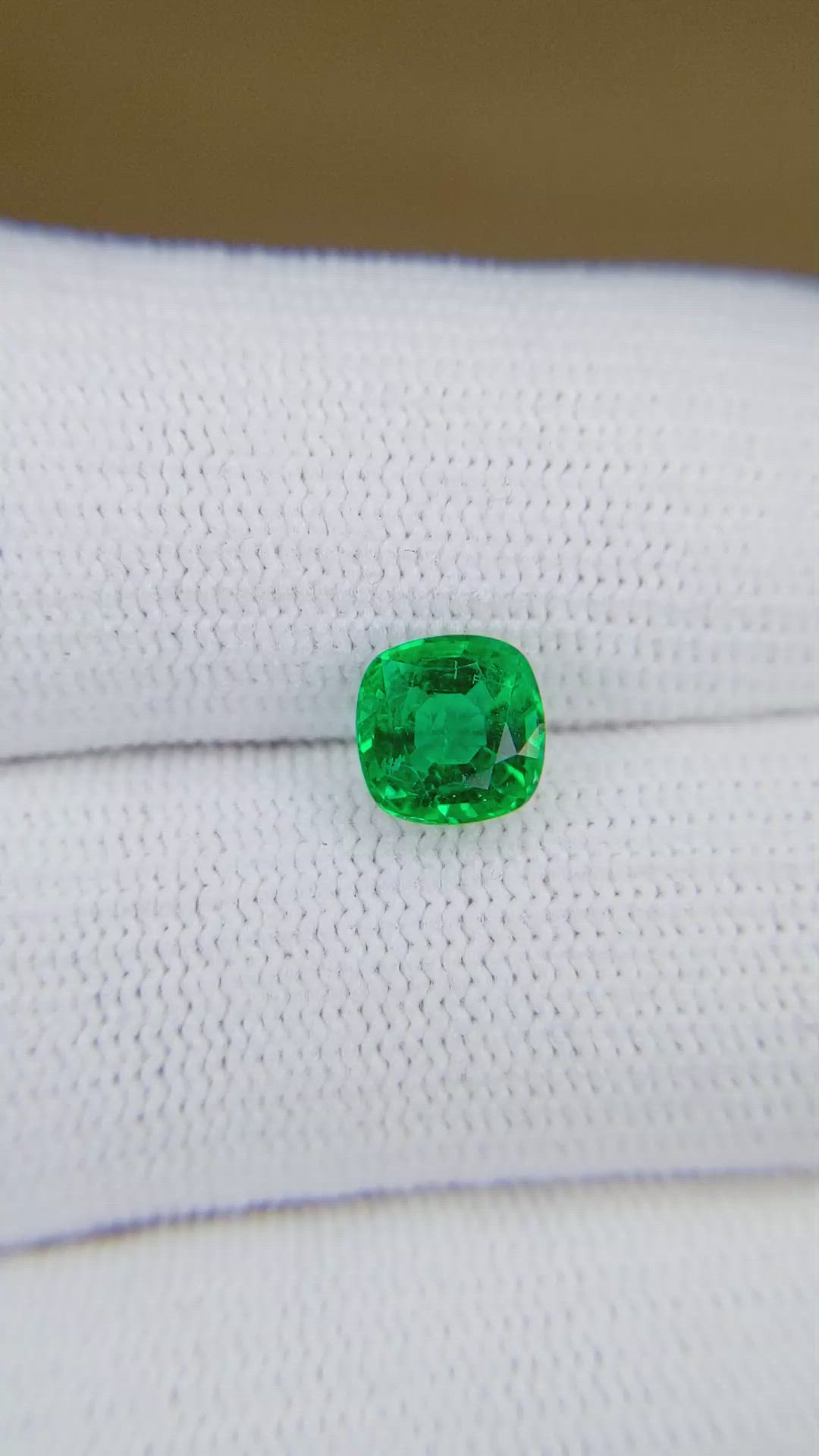 1.46 Ct. Emerald from Zambia Size Video