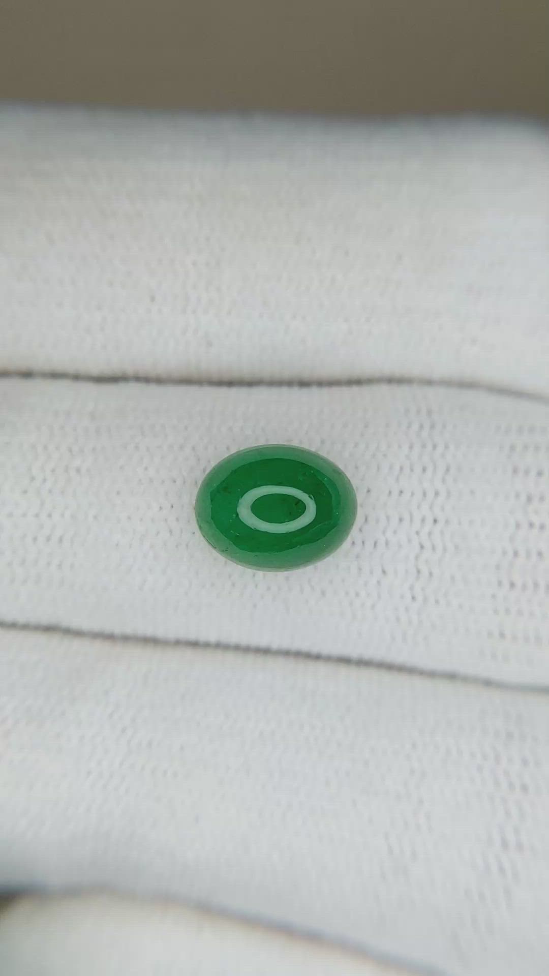 1.80 Ct. Cabochon Emerald from Zambia Size Video