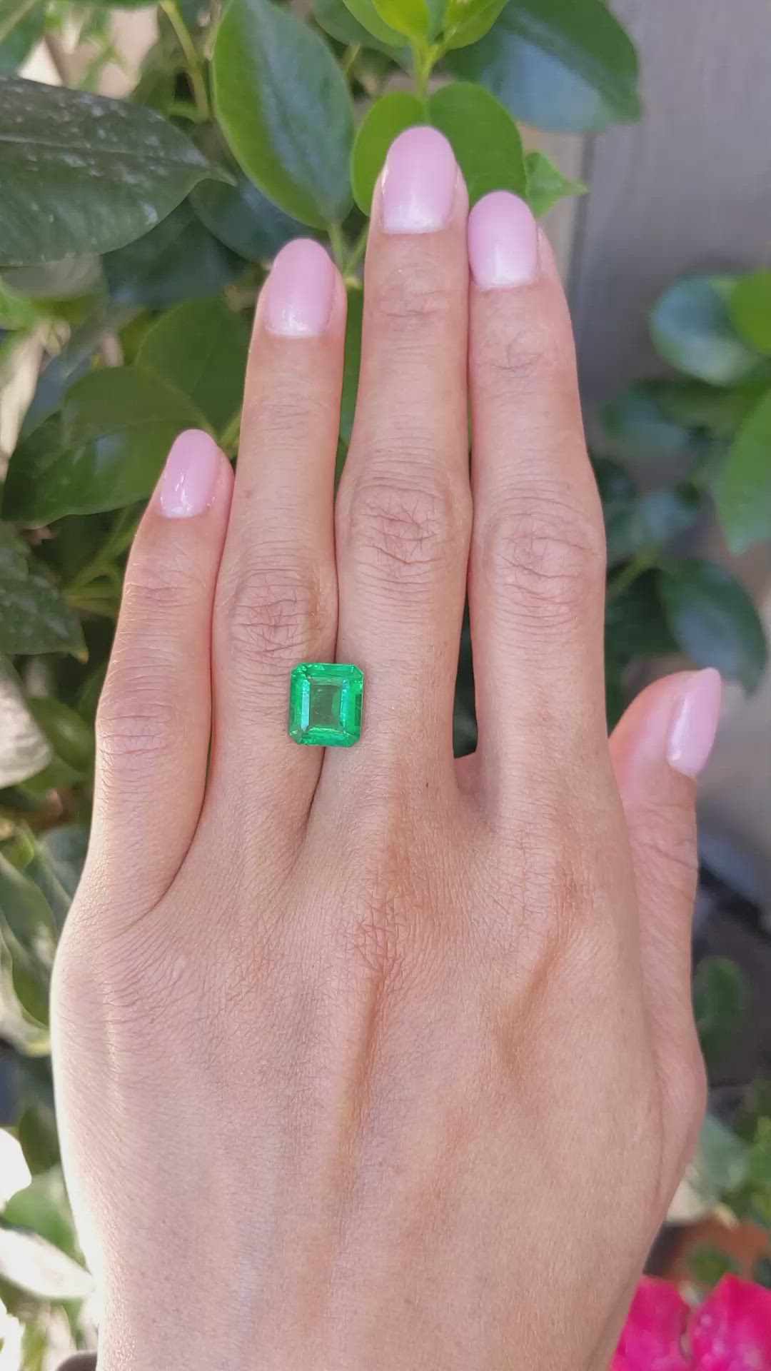 3.44 Ct. Emerald from Colombia Size Video