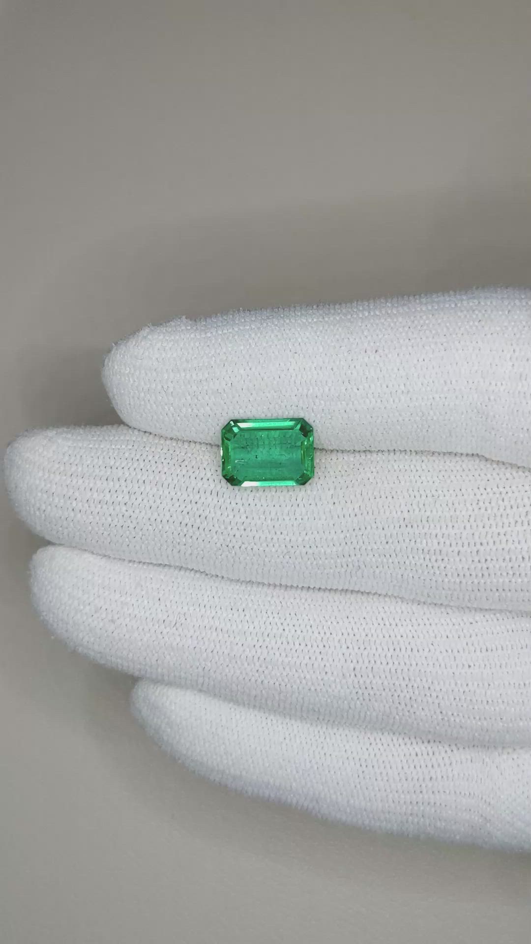 3.25 Ct. Emerald from Zambia Size Video