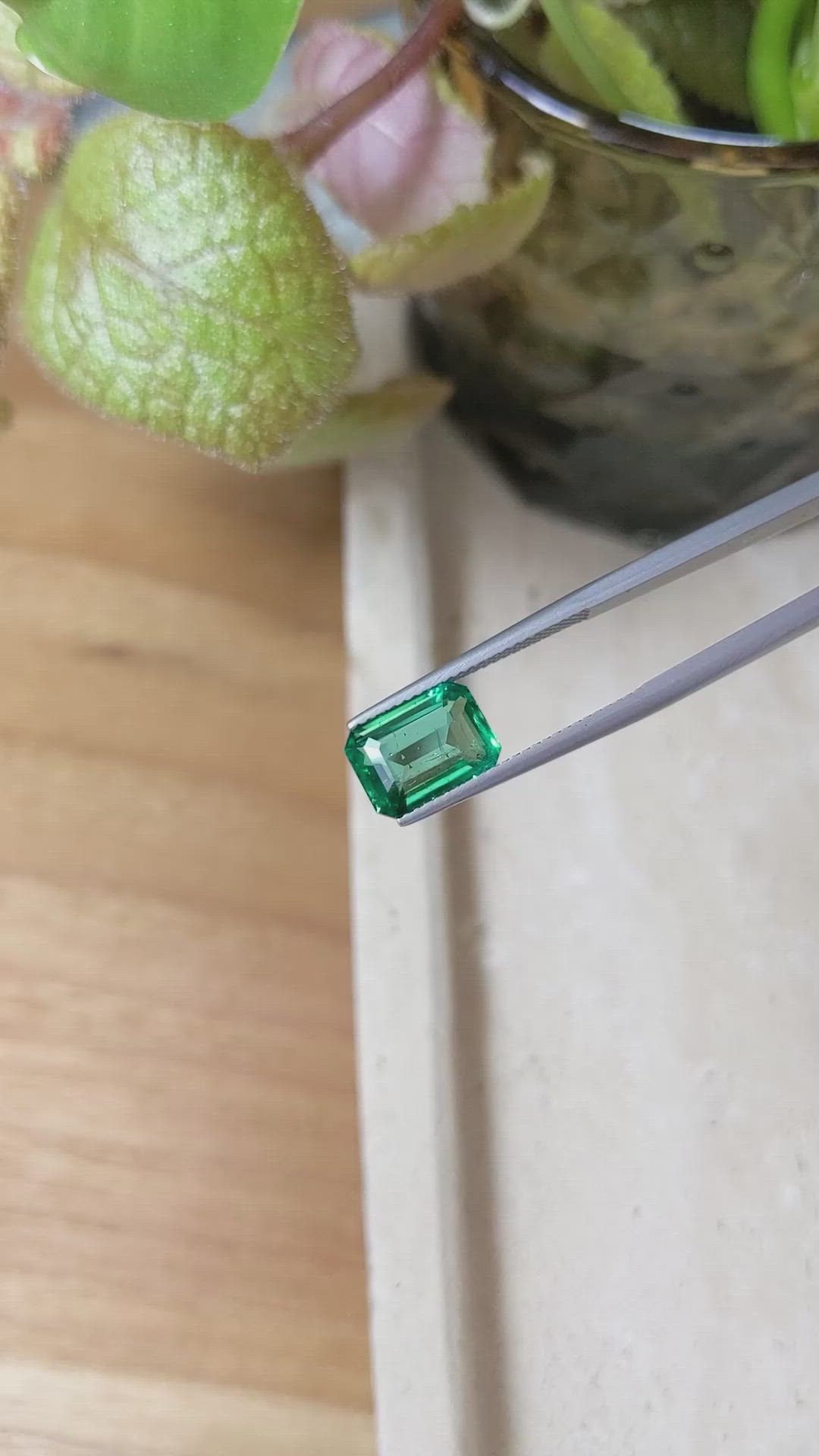3.25 Ct. Emerald from Zambia Size Video