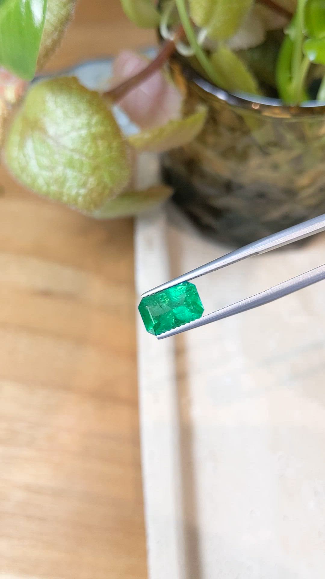 2.38 Ct. Emerald from Zambia Size Video