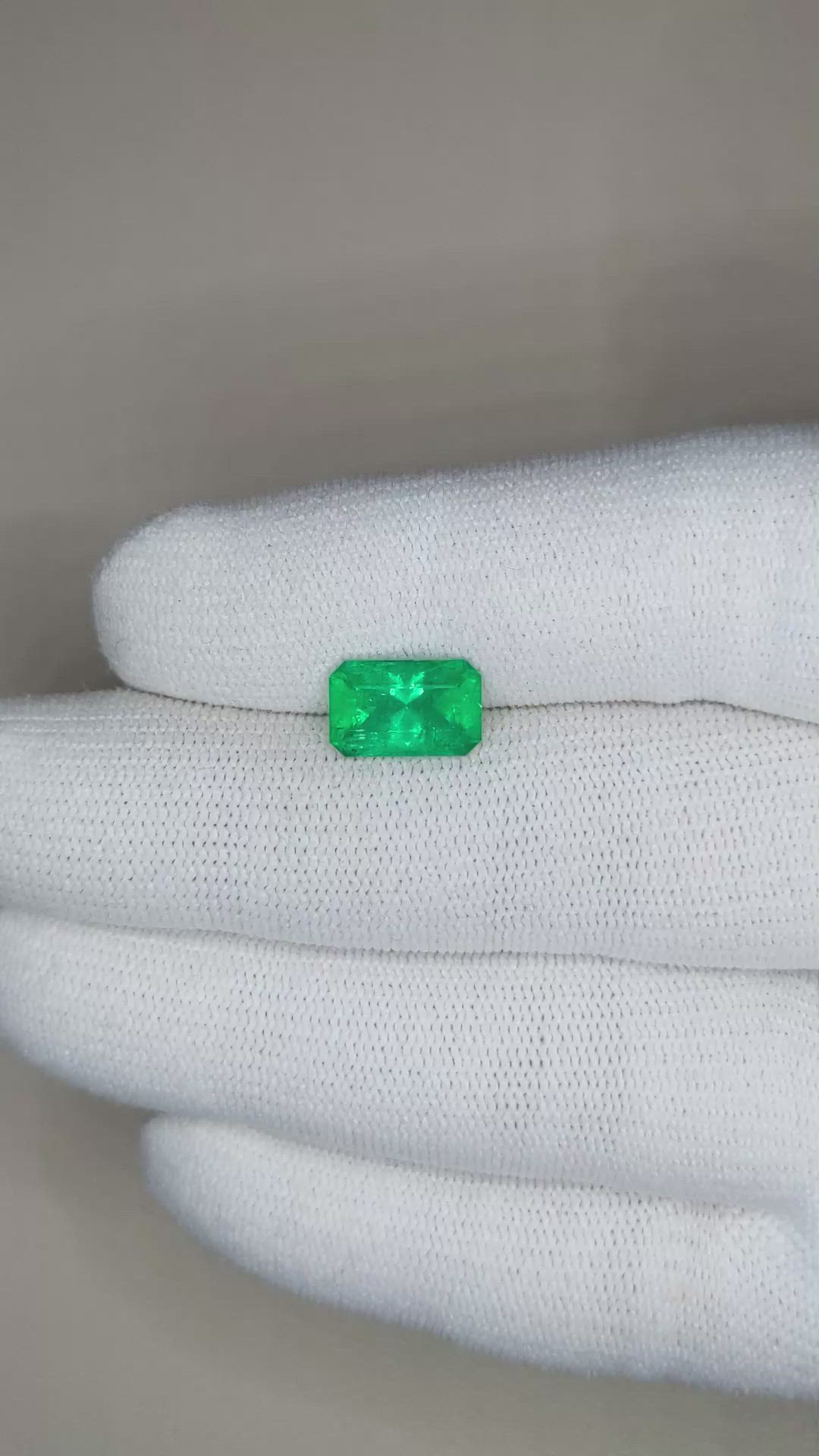 2.38 Ct. Emerald from Zambia Size Video