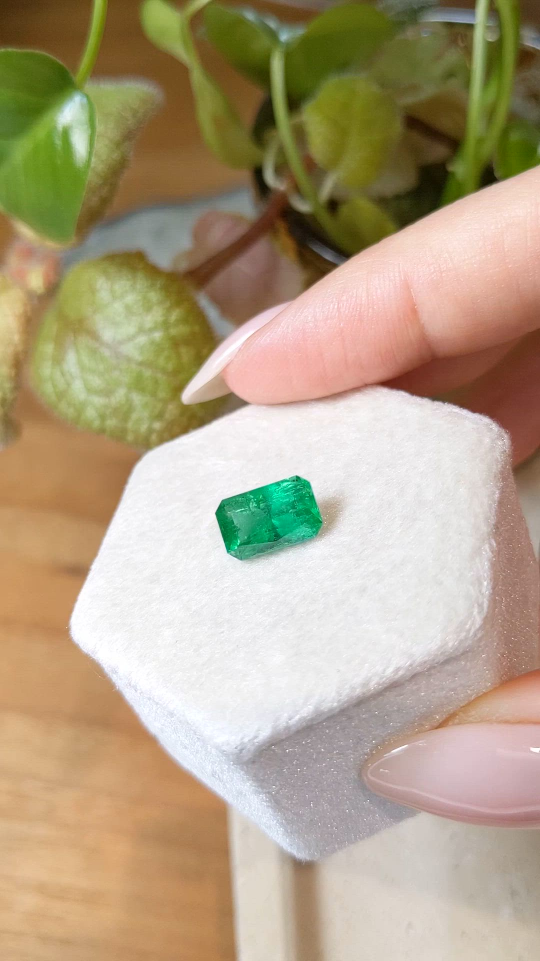 2.38 Ct. Emerald from Zambia Size Video