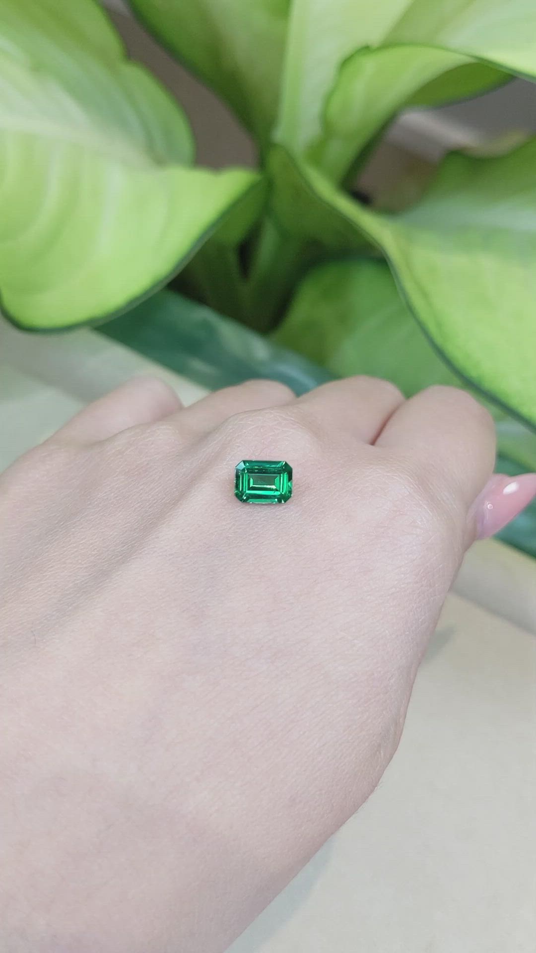 1.18 Ct. Emerald from Zambia Size Video
