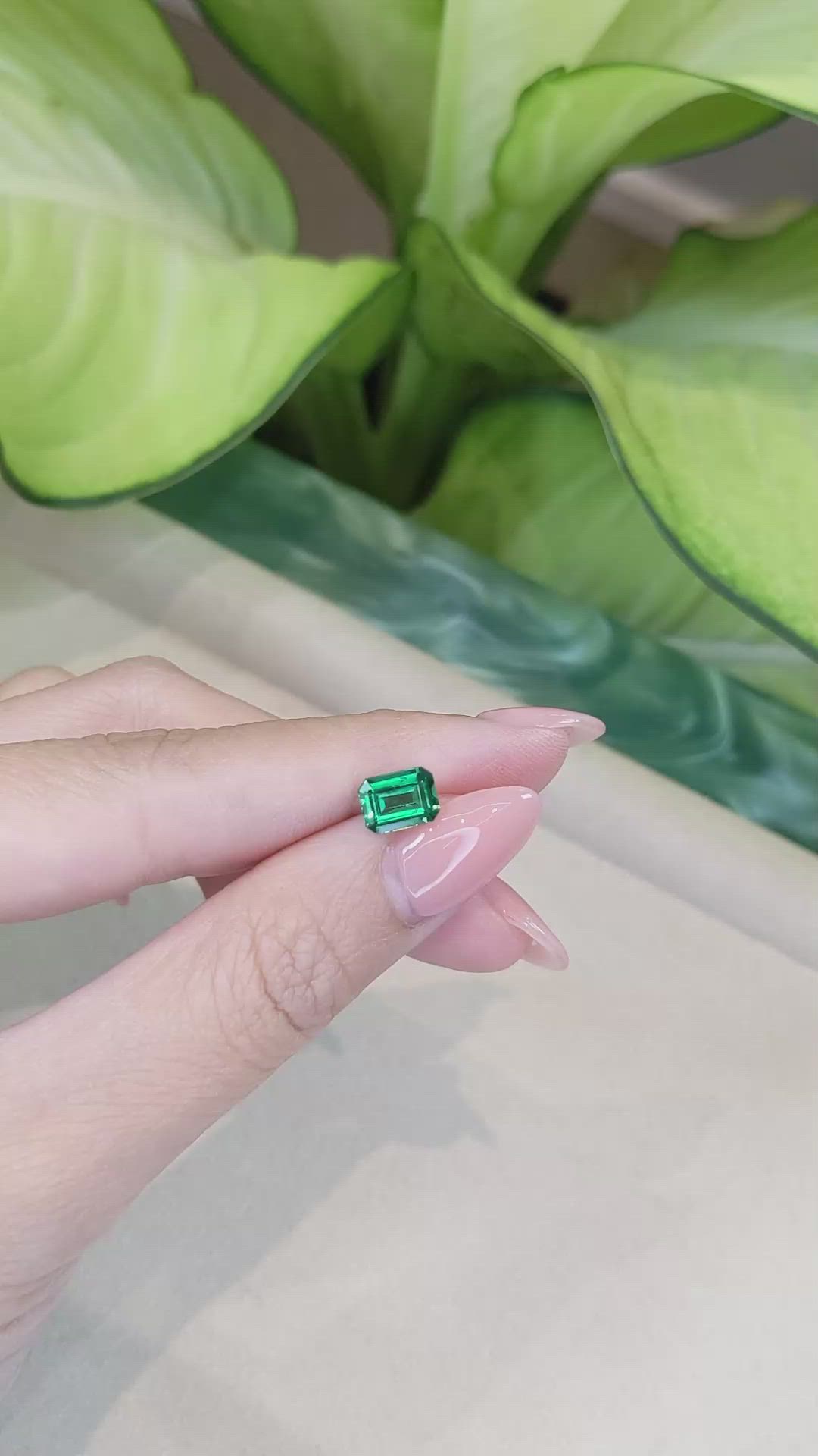 1.18 Ct. Emerald from Zambia Size Video