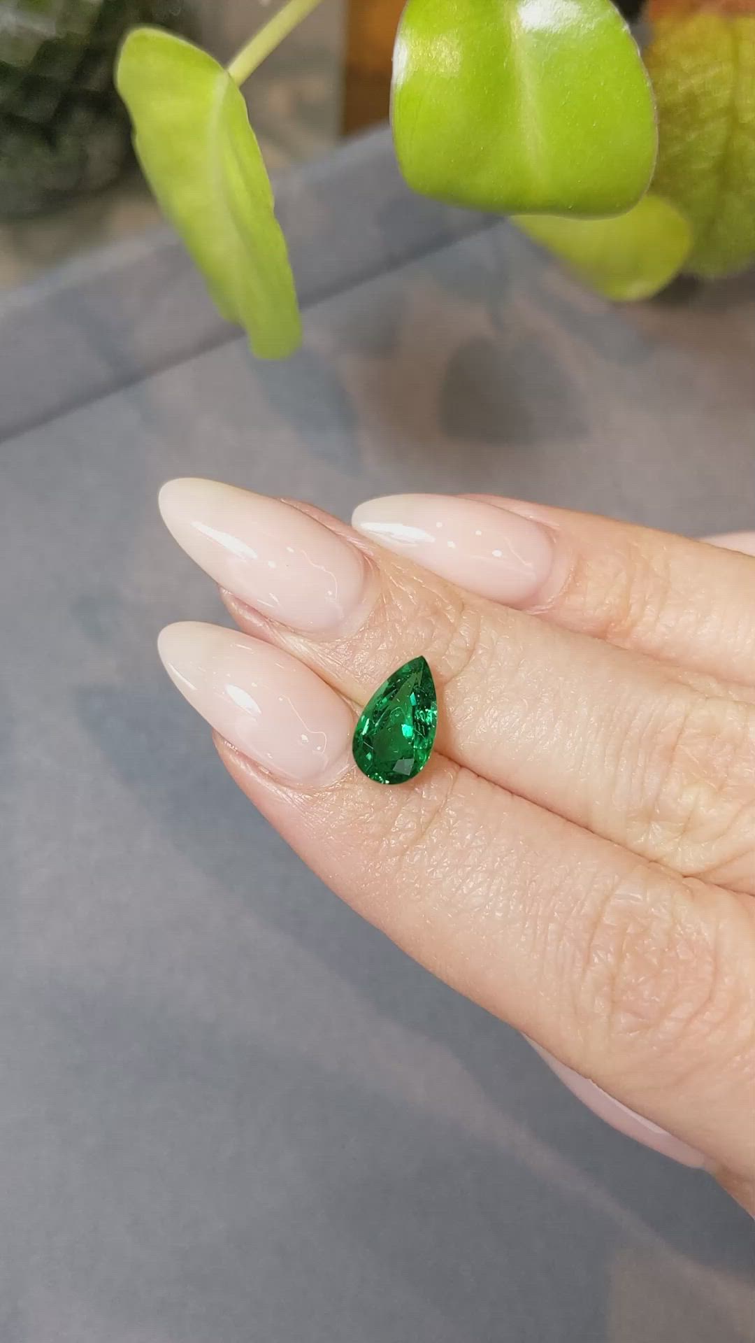 1.68 Ct. Emerald from Zambia Size Video