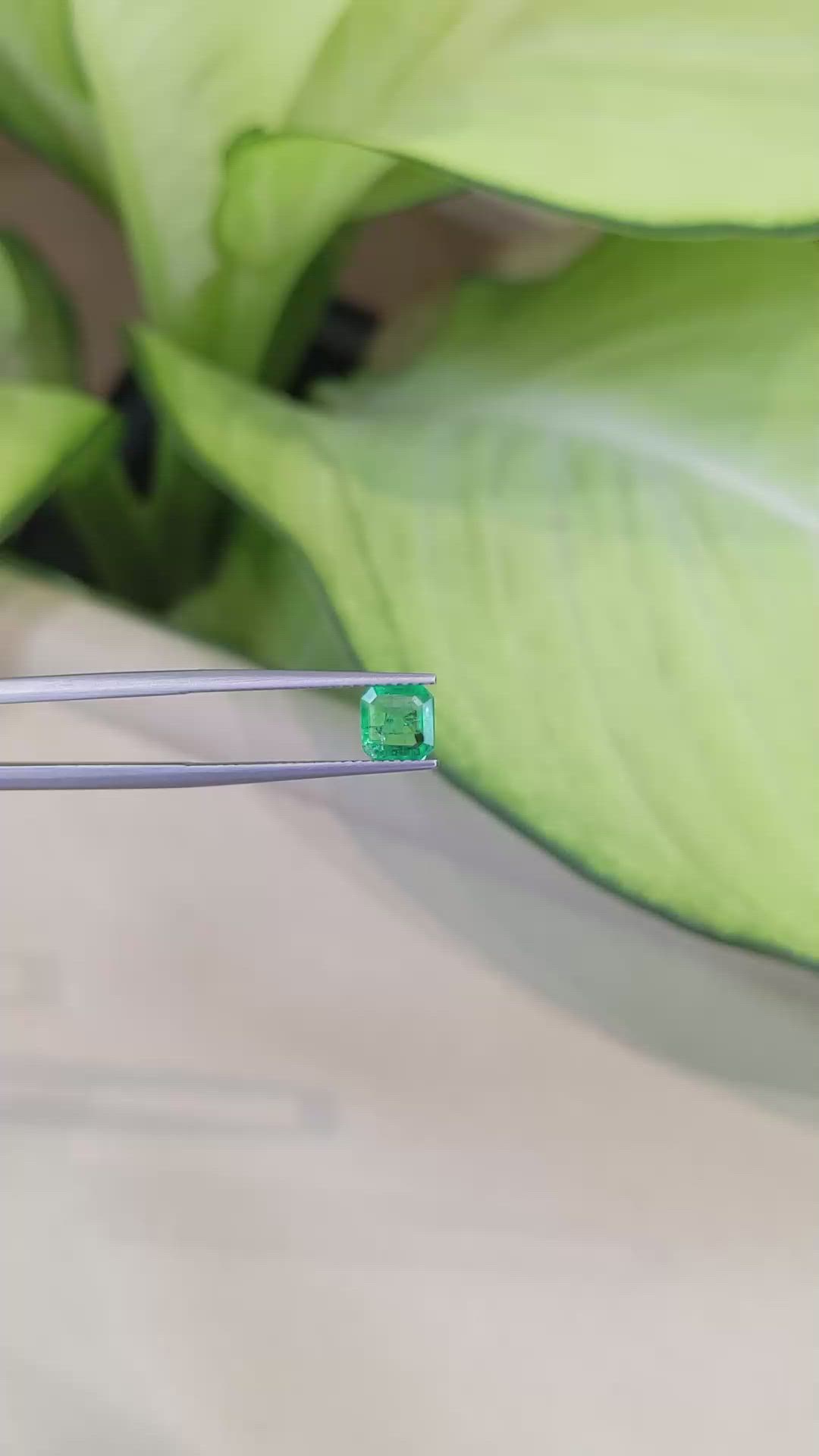 0.92 Ct. Emerald from Colombia Size Video