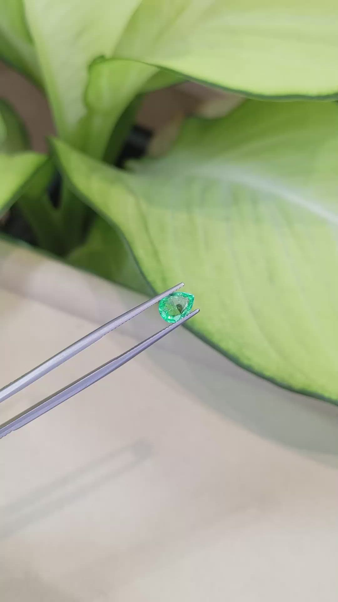 1.12 Ct. Emerald from Colombia Size Video
