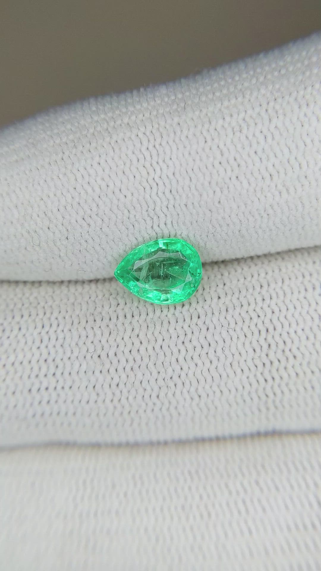 1.12 Ct. Emerald from Colombia Size Video