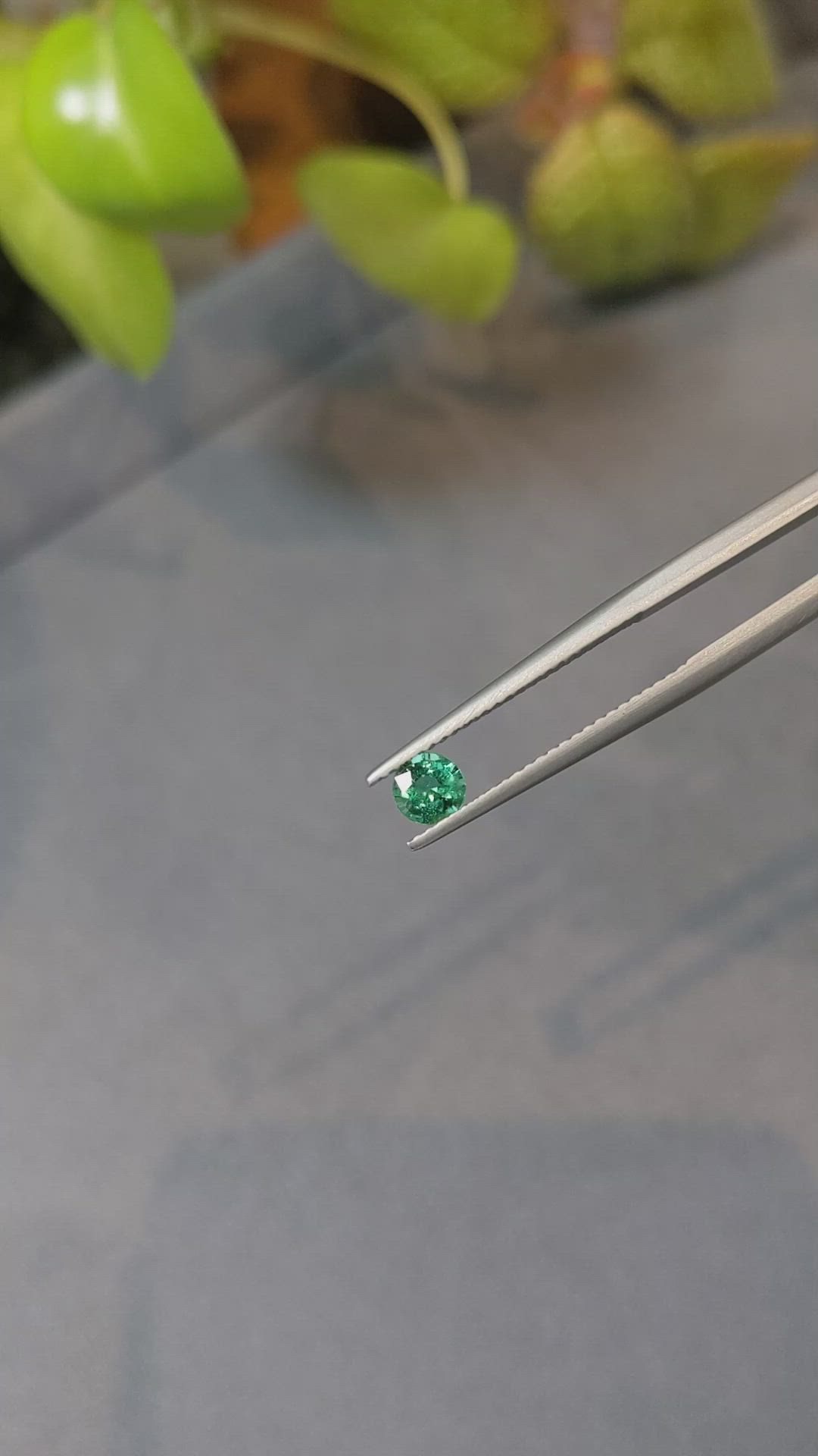 0.31 Ct. Emerald from Zambia Size Video