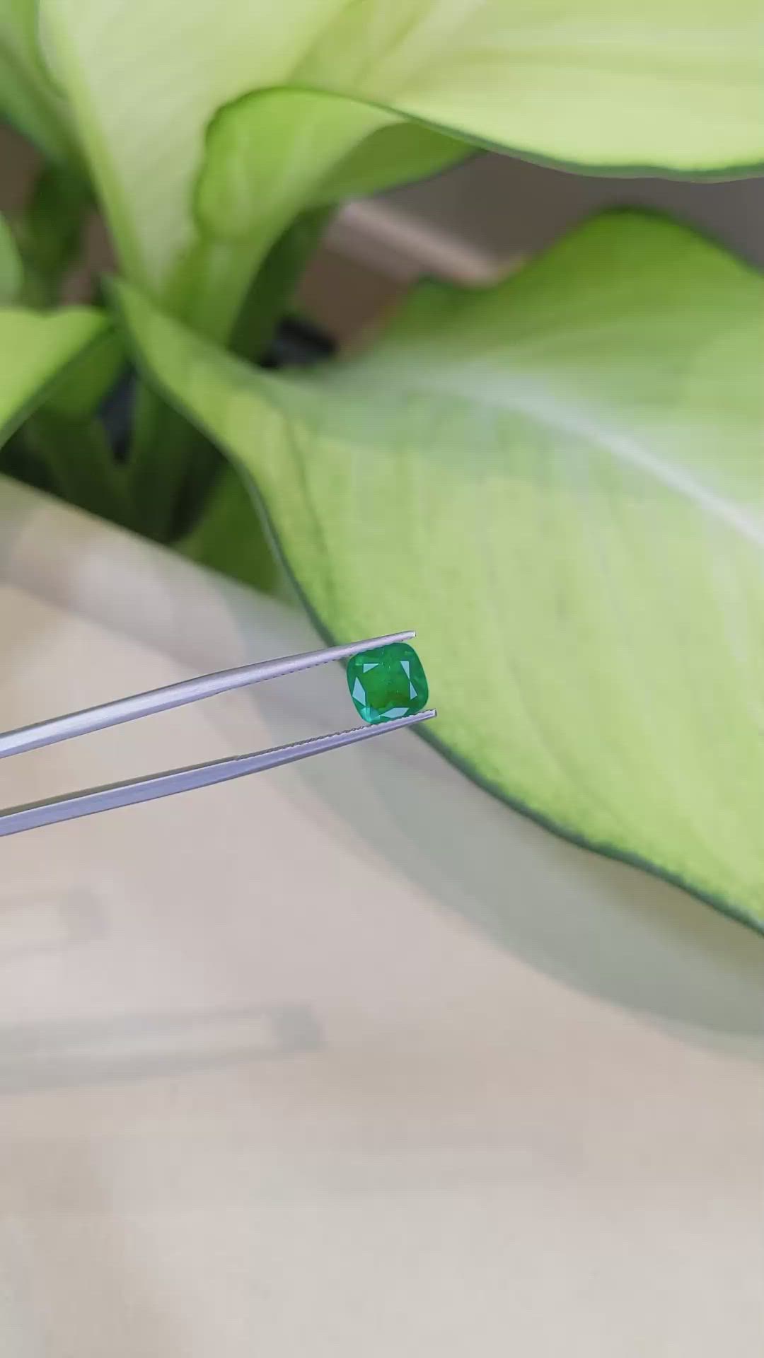 1.75 Ct. Emerald from Zambia Size Video
