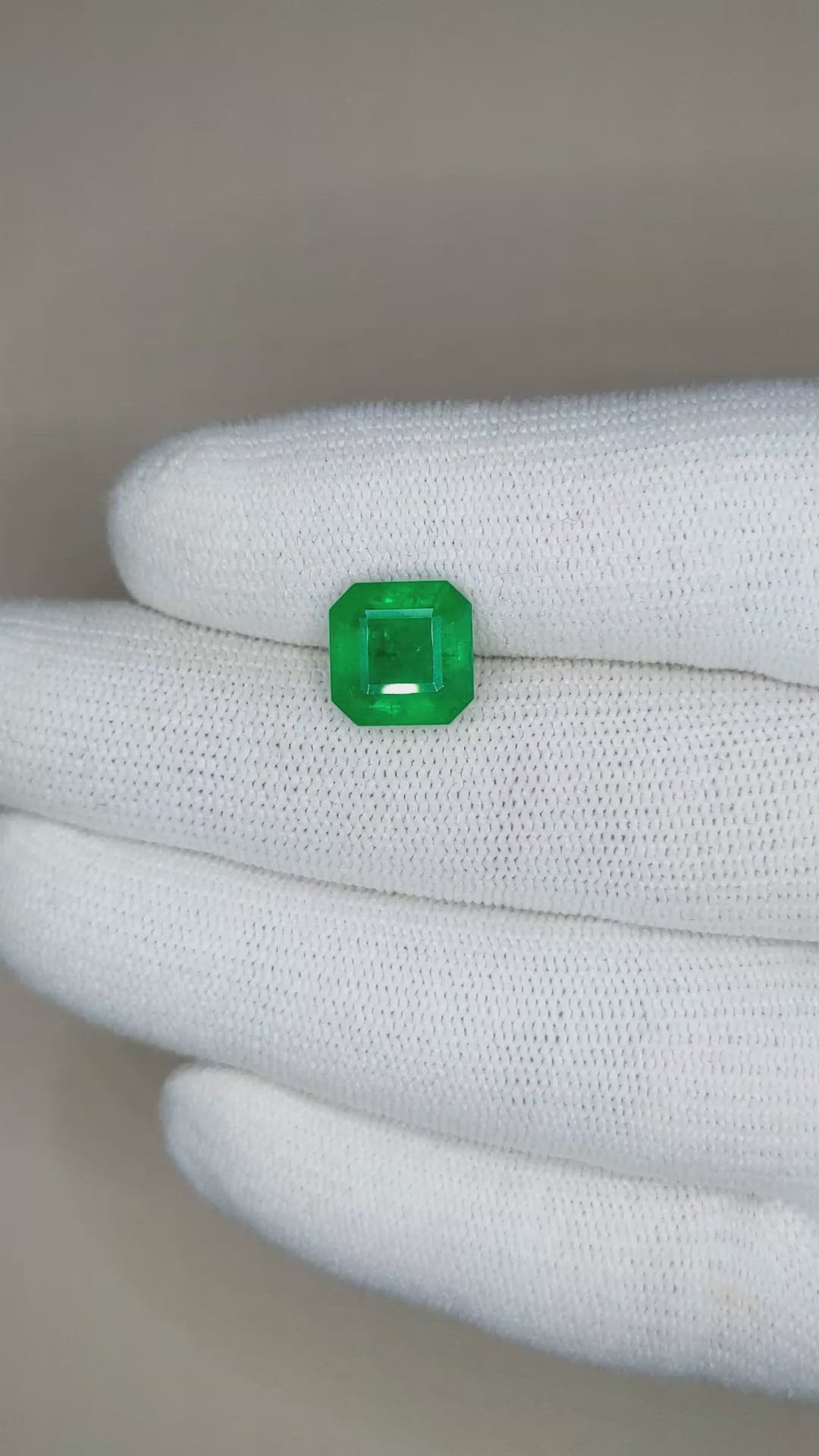 3.73 Ct. Emerald from Afghanistan Size Video